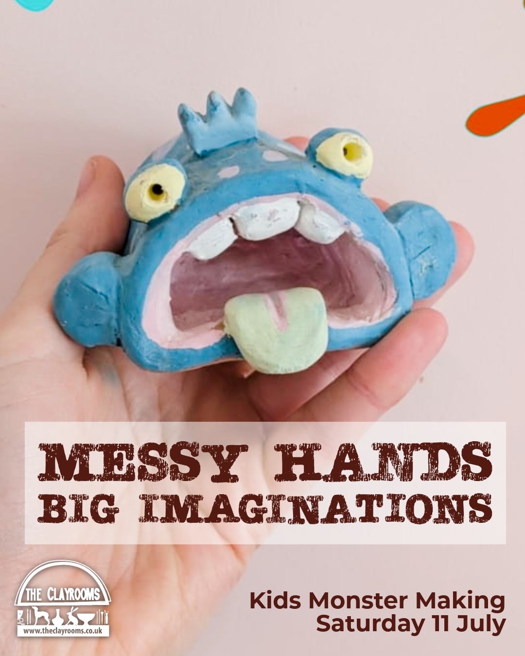 πΎ Calling all creative kids... it's time to make a monster!
Looking for something different to do this weekend?
Join us this Saturday for one of our favourite children's pottery workshops, where young makers (ages 6β16) will hand-build their own quirky clay monster before bringing it to life with colourful paints and decorations.
Every monster is completely unique β funny, spooky, silly or totally bonkers β it's all down to their imagination!
Our friendly tutors will guide everyone step by step, so no experience is needed. Just come ready to get creative and have some fun.
π¨ Kids Monster Making Workshop
π
Saturday 11th July
π 1:00pm β 2:30pm
π· Β£20 per child
Places are limited, so book now through our website.
Who would your little one create? π
#Clayrooms #KidsPottery #PotteryWorkshop #SchoolHolidayActivities #FamilyFun #CreativeKids #PotteryPainting #ClayArt #ThingsToDoLeicestershire #Loughborough