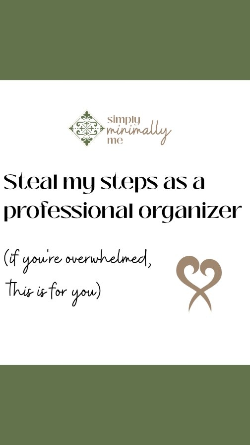 If your clutter has you stuck in analysis paralysis, steal my steps as a professional organizer.
Pro tip: Don't try to do this all in one day. Spend 5-15 minutes daily on one step until you're ready for the next step.
1. Floor
Clear clutter from the floor. Whether that means putting things away or getting it categorized to declutter, getting your floor clear makes an immediate difference in the room. Once your floor is clear, proceed to step 2.
2. Flat surfaces
Having things on your nightstands, dressers, bathroom or kitchen counters, desks etc. immediately makes the room feel cluttered and crowded. Re-home items as needed, categorize items that don't have a home yet.
3. Details
If your floors and flat surfaces are clear, you can start getting details in order - shelves, cabinets, drawers, etc. Re-home items that belong somewhere else, and pay attention to stragler items that don't have a permanent home.