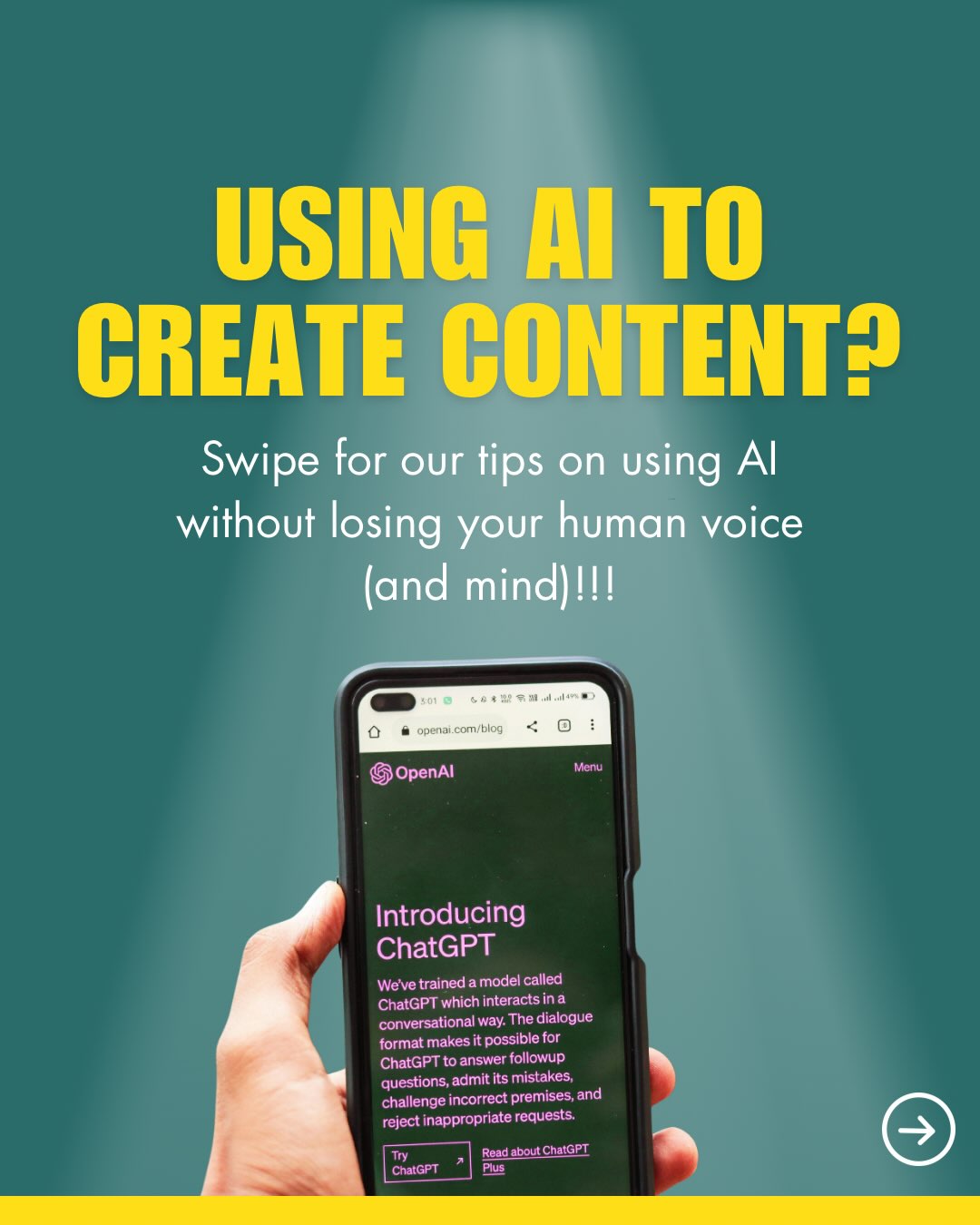 AI is everywhere right now... and yes, it can be a brilliant tool.
But here’s the thing...
Your customers don’t buy from AI. They buy from you.
Your personality. Your expertise. Your experiences. Your story.
AI can help you brainstorm ideas, overcome writer’s block and save time on those repetitive tasks. But it can’t replace the conversations you’ve had with customers, the lessons you’ve learnt, or the passion behind your business.
That’s the content your audience connects with.
Swipe through for our tips on using AI in a way that supports your marketing without losing the human touch that makes your brand unique.
How are you using AI in your business? We’d love to hear what’s working for you in the comments.
#contentcreationuk #socialmediatips #smallbusinessmarketing