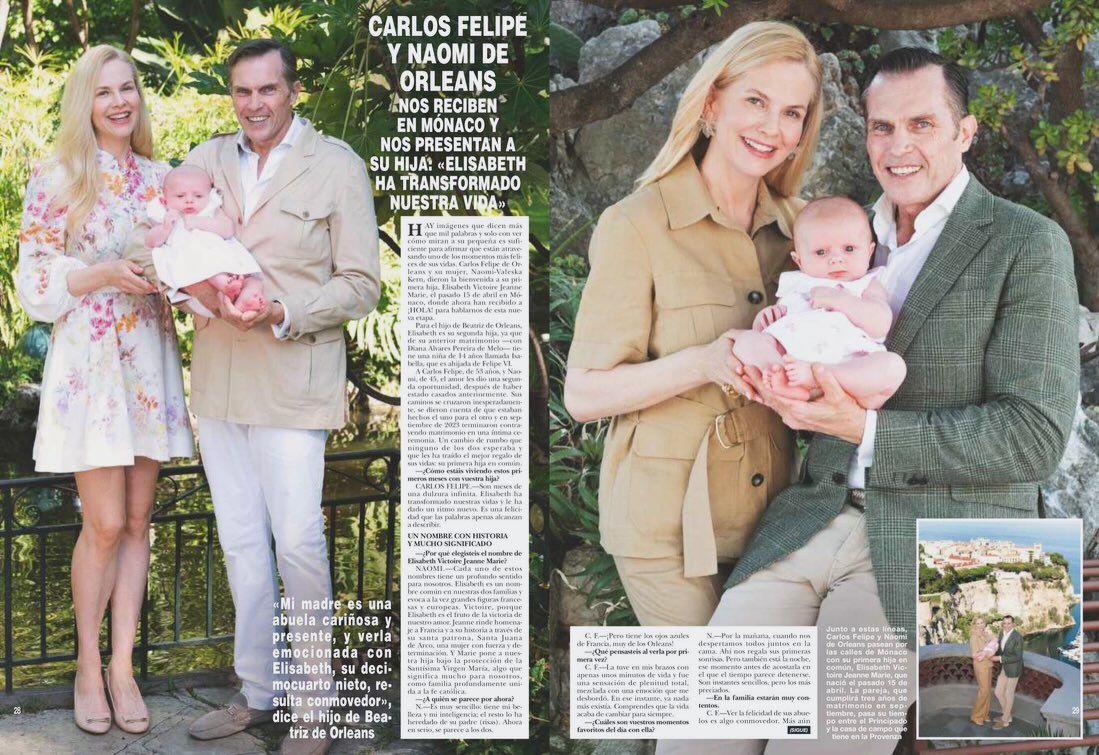 Merci @holacom pour cette très beau reportage sur la naissance de notre Princesse Elisabeth 🩷🌸 @hotelhermitagemc
*****************************************
#princesseelisabethdorleans #princecharlesphilippe #princessenaomi #familleroyaledefrance