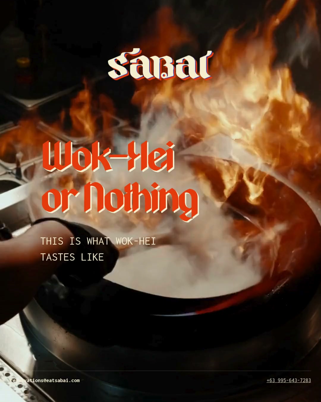 Wok hei isn't a flavor you can fake 🔥
It's smoke, heat, and speed — the char you only get when a wok hits real fire. Swipe through our lineup and see (and almost taste) it for yourself:
🌶️ Pad Kra Pao- bold, messy, made for rice and a fried egg
🥬 Wok-Charred Morning Glory- quick, crunchy, all wok hei
🦀 Crab Fried Rice- fragrant, fluffy, packed with crab
🍜 Pad See Ew- Thai street food, wok-fried to perfection
🥦 Wok-Charred Vegetable Fried Rice- glazed, smoky, deeply satisfying
Which one are you ordering first? 👇 Tag someone who needs this in their life.
📍 G/F Shangri-La The Fort, BGC | 🔗 book a table (link in bio)
#sabai #newmenu #ThaiRestaurant #WokFried #bgc #eatlocal