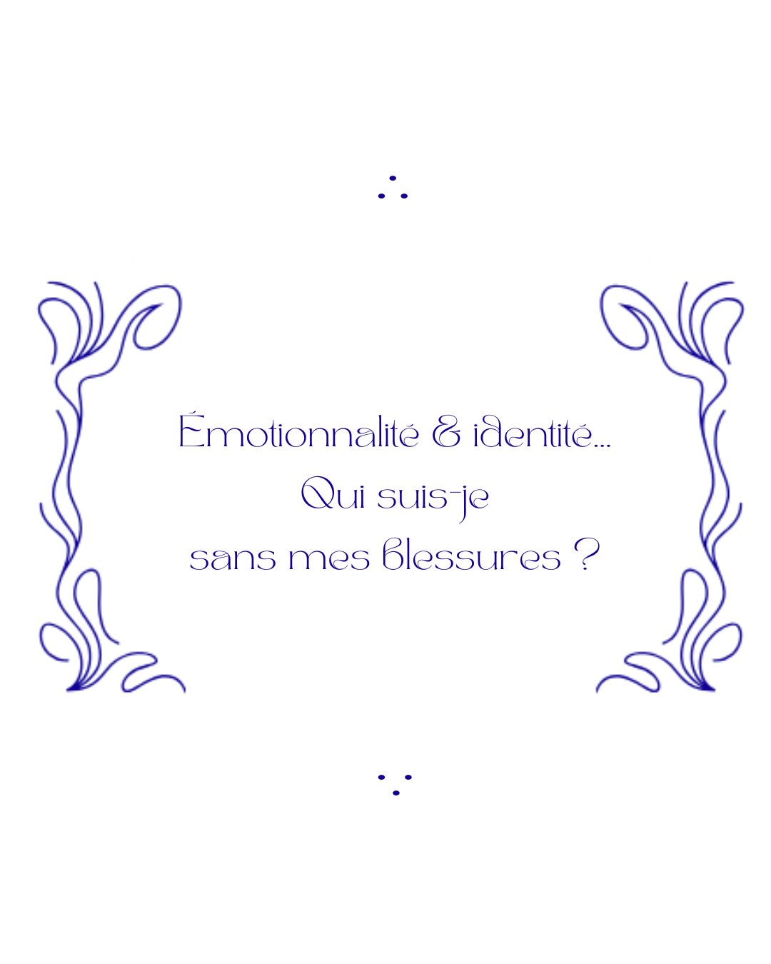 Quand souffrir devient le seul moyen dâexisterâŠ
Apprenons ensemble Ă Ătre au Monde, bien au-delĂ de nos blessures.
#emotions #hypersensibilité #therapie #psychoenergetique #blessuresemotionnelles