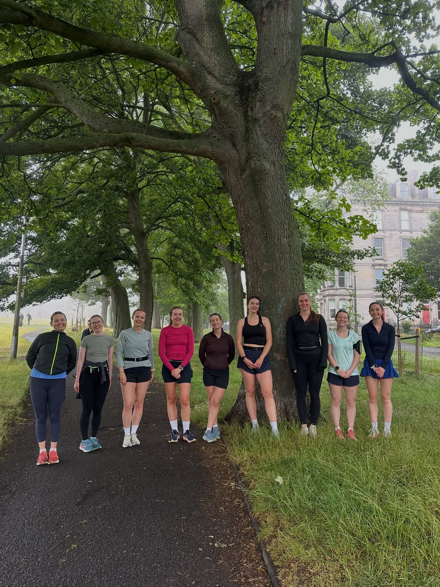 Saturday run club with post-run coffee and catch ups @machinamarchmont 🏃♀️ ☕️ 🩷