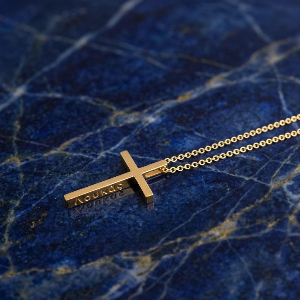 MK signature Baptism Cross in yellow gold for a baby boy💙A minimal & all time classic choice
#mkfinejewerly #bespokecreations #custommade #baptism #crosspendant