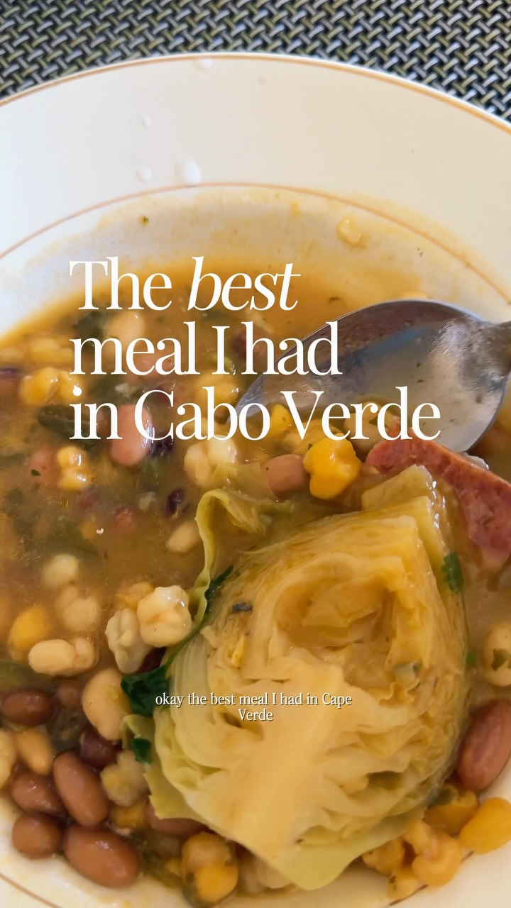 Cachupa is the national dish of Cabo Verde 🇨🇻 and everyone seems to make theirs a little bit different!
This class was organized by @johnnycashtour the BEST guide ever 🥹 and it was actually his wife, Melany, who hosted this cooking experience for us.
If you're visiting Sal you have to do this. With all the buzz from the Fifa World Cup I am so glad Cabo Verde is getting a well deserved spotlight!
This is your sign to travel more around Africa 🫶🏾🇨🇻