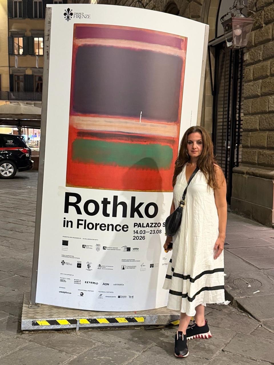 Walking through the Rothko exhibition in Florence this summer was a quiet reminder that art doesn’t always need to explain itself.
What stayed with me most was the courage of his restraint.
Every phase of his life found its way onto the canvas with honesty and without compromise.
His purity of form speaks volumes, proving that the quietest works often leave the deepest impression.
#theartandworldoflaila #lailakhan #creative #artistic #contemporaryart