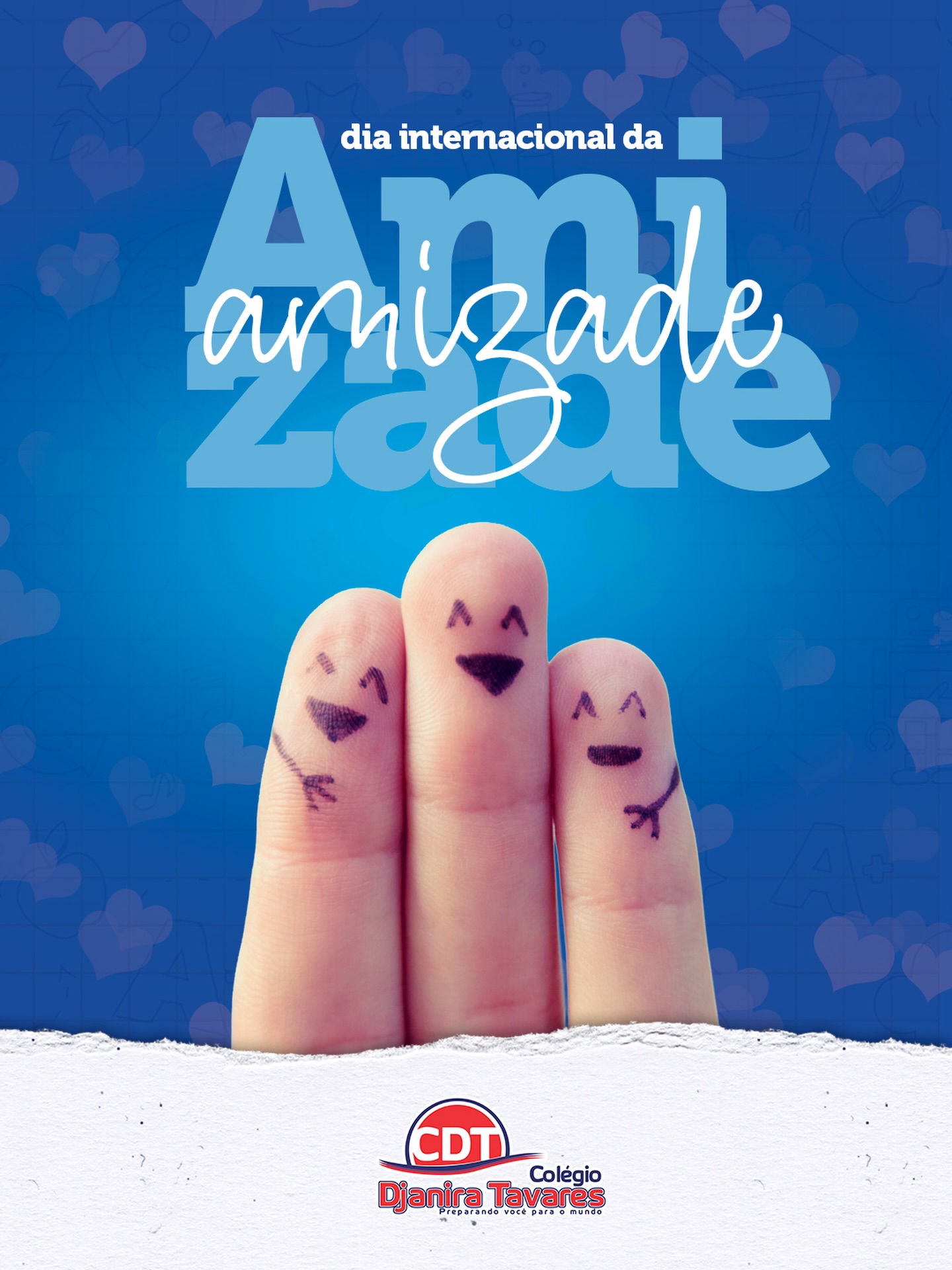 Neste Dia Internacional da Amizade, celebramos os laços que inspiram, acolhem e tornam a vida mais leve. Que nunca nos faltem pessoas para compartilhar sorrisos, conquistas e bons momentos.
Feliz Dia Internacional da Amizade! 🤝✨