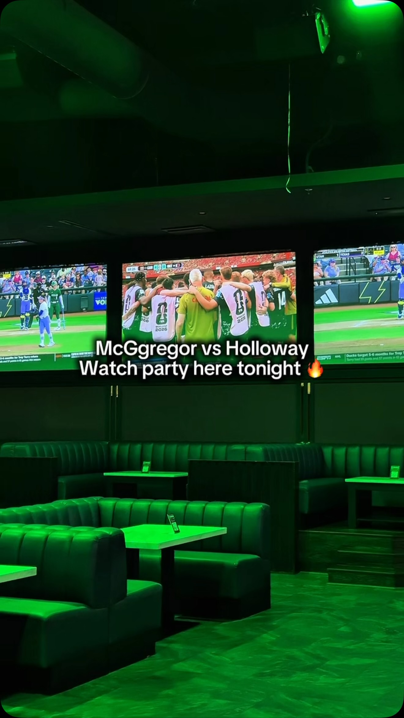 Join us tonight ๐ฅ @cover.atl for the best McGregor vs. Holloway watch party in Atlanta on our 360 degree screens.
Grab your crew, enjoy great food and drinks, and catch every round in the best atmosphere.
โจ๐ PPV starts at 8:00 PM
Sections are first come first serve and no cover charge
Were open daily from 5PM
๐ 4110 Memorial Drive, Decatur, GA
Hours:
Mon- Thu: 5PMโ12AM
Fri & Sat: 5PMโ2AM
Sun: 5PMโ11PM
#LuxurySportsLounge #DecaturEats #AtlantaSports #ATLEats ThingsToDoInAtlanta