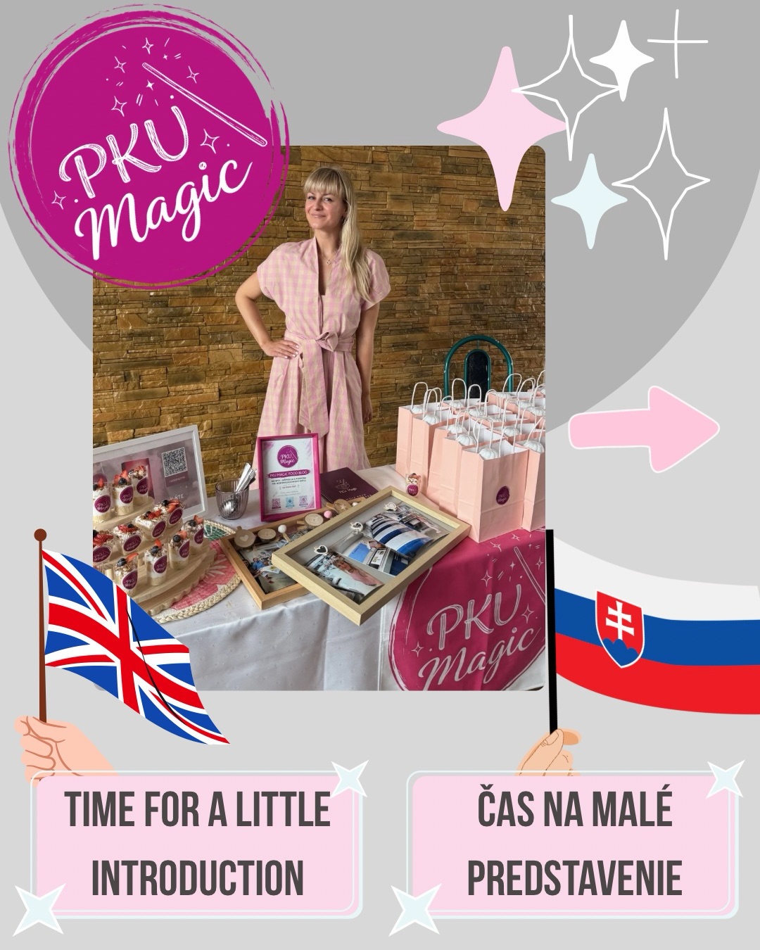 For some of you, this is an introduction. For others, a reintroduction. 🌸
I wanted to share where PKU Magic began, where it is today, and where I hope it will go next.
The Slovak edition is already reaching PKU families across Slovakia and the Czech Republic. My next goal is the English edition, and I’m doing everything I can to make it happen.
If you’d like to support this project, sharing this post would mean the world to me. You never know who might see it. 🌸
Pre niekoho je toto zoznámenie. Pre iných opätovné predstavenie. 💖
Chcela som sa s vami podeliť o to, kde PKU Magic začalo, kde je dnes a kam by som ho chcela posunúť ďalej.
Slovenská verzia sa už dostáva k rodinám s PKU na Slovensku a v Českej republike. Mojím ďalším cieľom je anglická verzia a robím všetko pre to, aby vznikla.
Ak chcete tento projekt podporiť, budem veľmi vďačná za zdieľanie tohto príspevku. Nikdy neviete, ku komu sa dostane. 💖
#pkumagic #introduction #reintroduction #metabolicdisorders #book