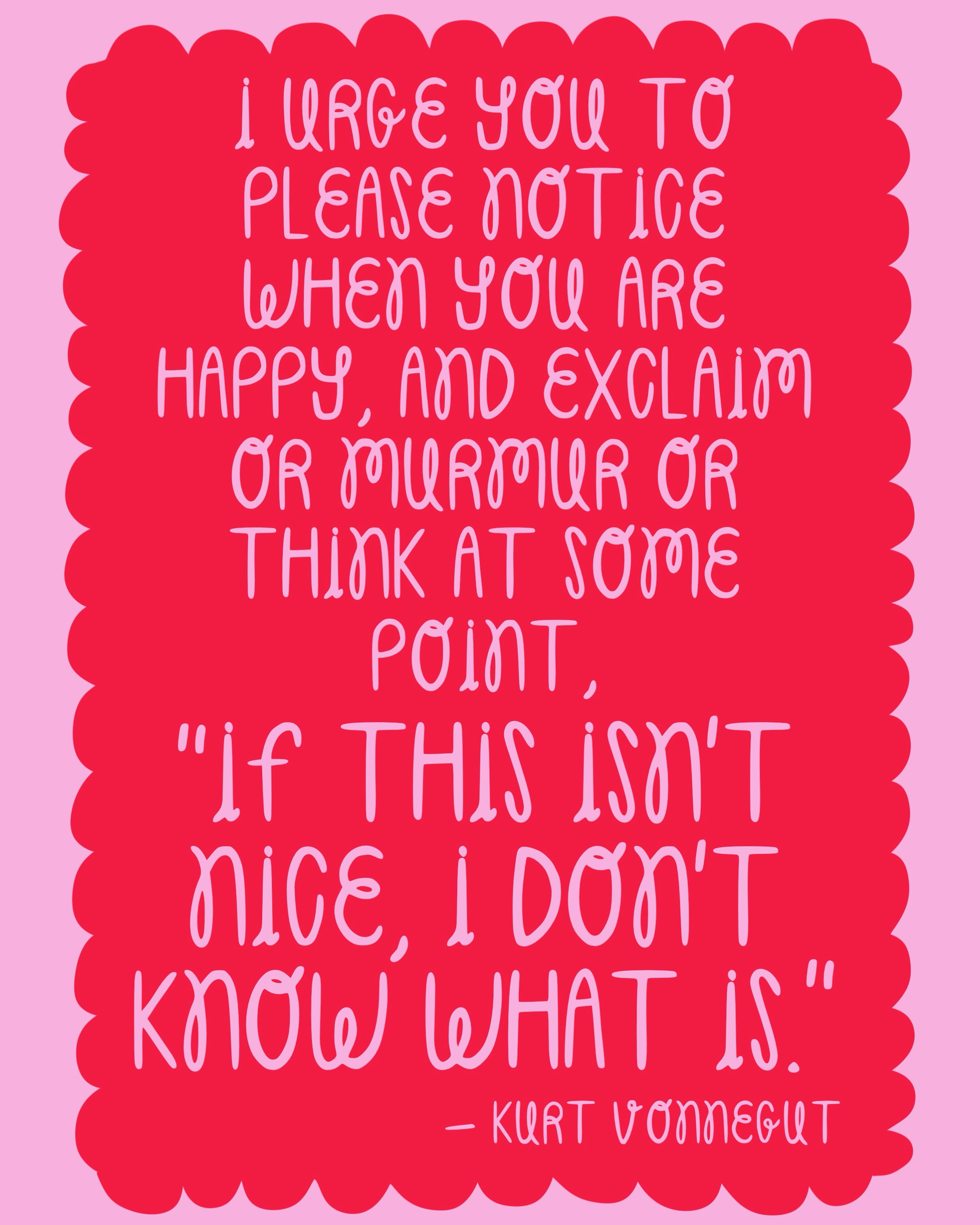 Weekend vibes…
.
.
.
#kurtvonnegut #happiness #slowliving