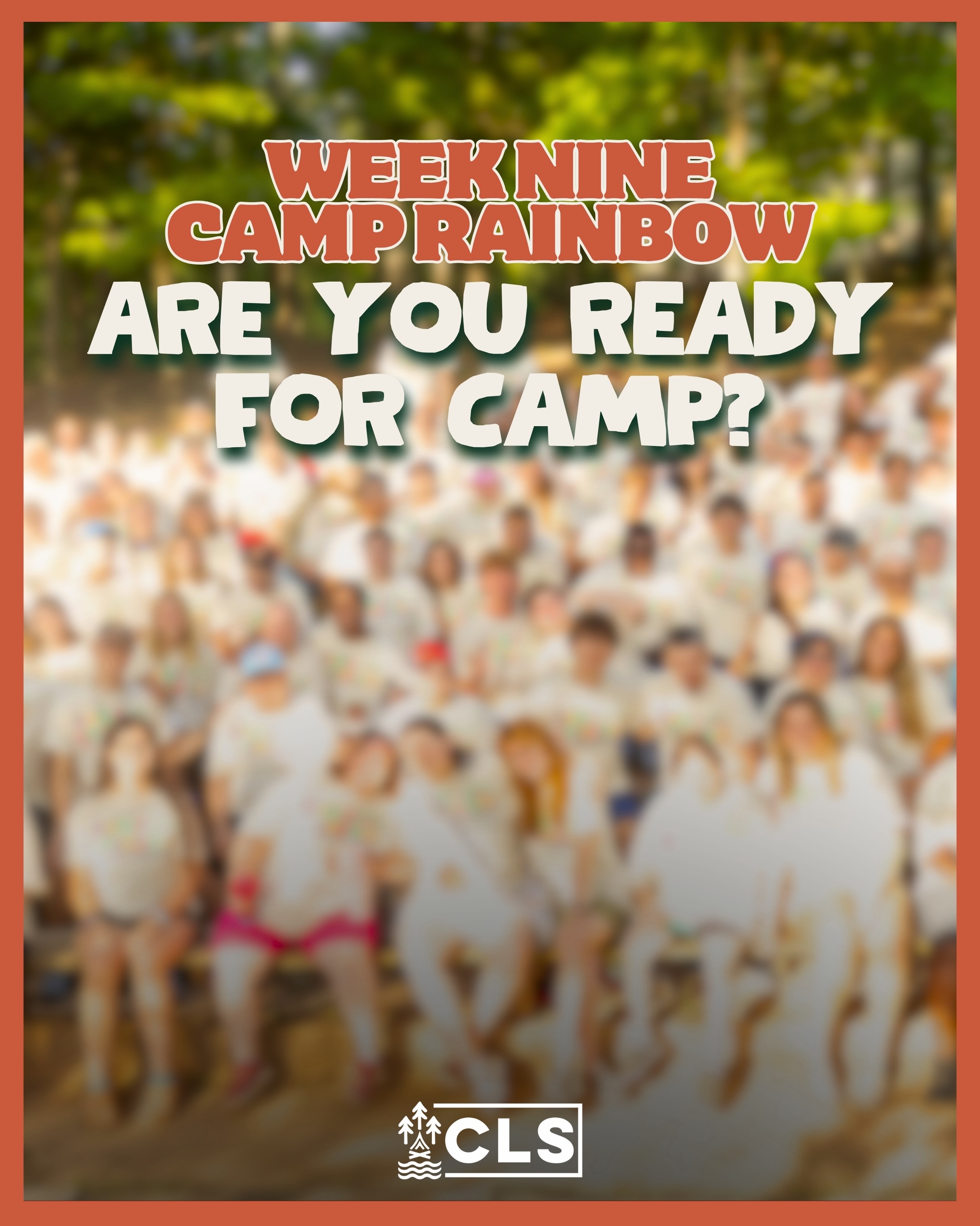 IT’S TIME for one of our favorite weeks of the year!
Camp Rainbow has been a highlight of our summers for nearly 60 years!
Please pray for our campers, staff, and volunteers as we move into this special week and the FINAL WEEK OF SUMMER 2026