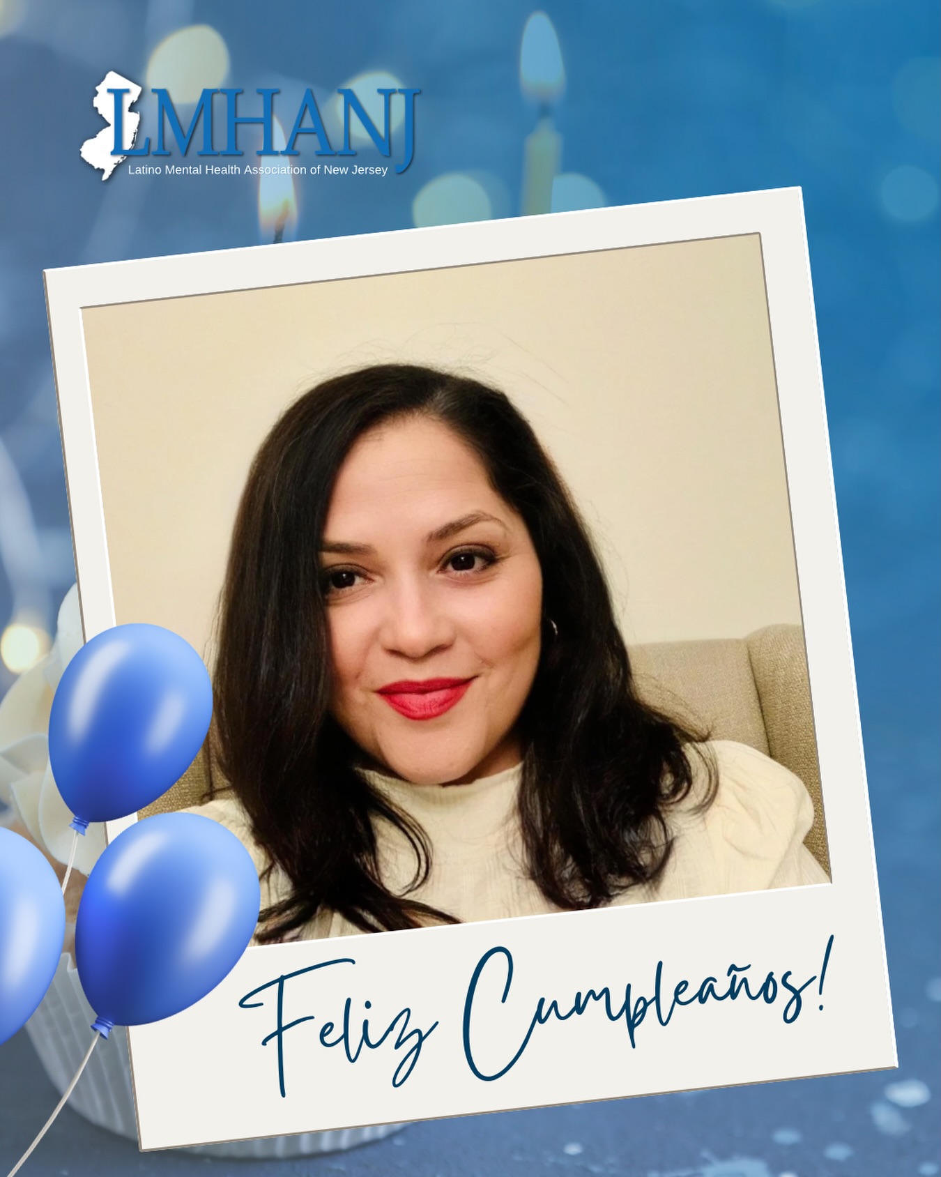 Happy Birthday to our incredible Member-at-Large, Melissa! 🎉
Melissa brings compassion, wisdom, and a deep commitment to culturally rooted healing to everything she does. We’re so grateful for her dedication to uplifting our Latine/x community and for the heart she brings to the LMHANJ Board.
Wishing you a year filled with joy, abundance, and continued impact. Happy Birthday, Melissa!
#lmhanj #felizcumpleanos