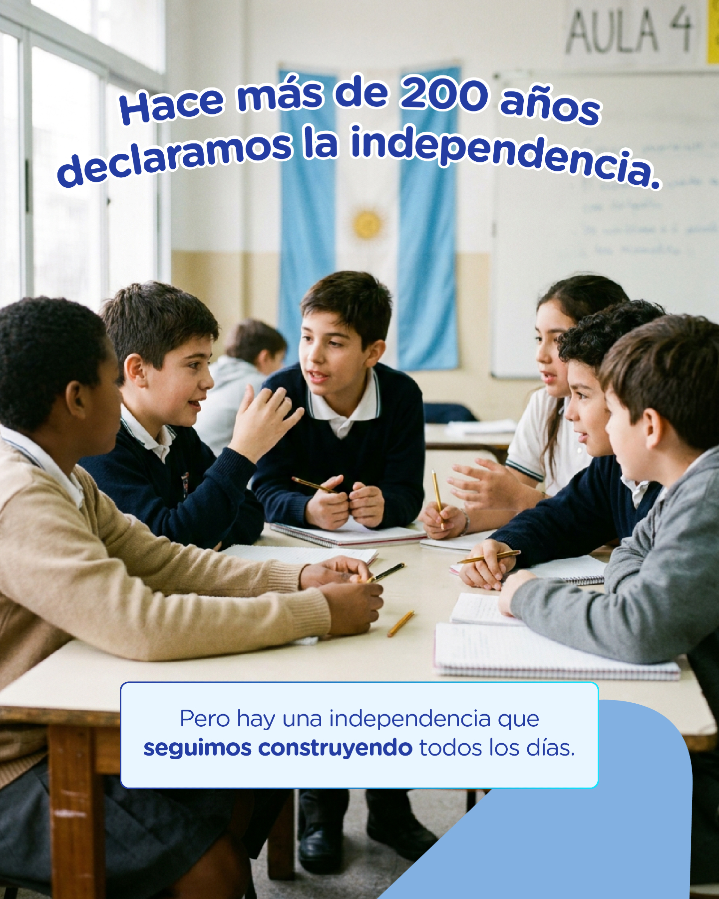 La información está al alcance de todos, formar personas autónomas no consiste en dar respuestas sino en ayudar a construir criterio.
¡Feliz Día de la Independencia!
Desarrollar una opinión propia, cuestionar, analizar diferentes perspectivas y tomar decisiones fundamentadas es la definición de independencia.
#9DeJulio #DíaDeLaIndependencia #Educación #PensamientoCrítico #InnovaciónEducativa #RVDAI #AprenderAPensar #Docentes #EducaciónArgentina