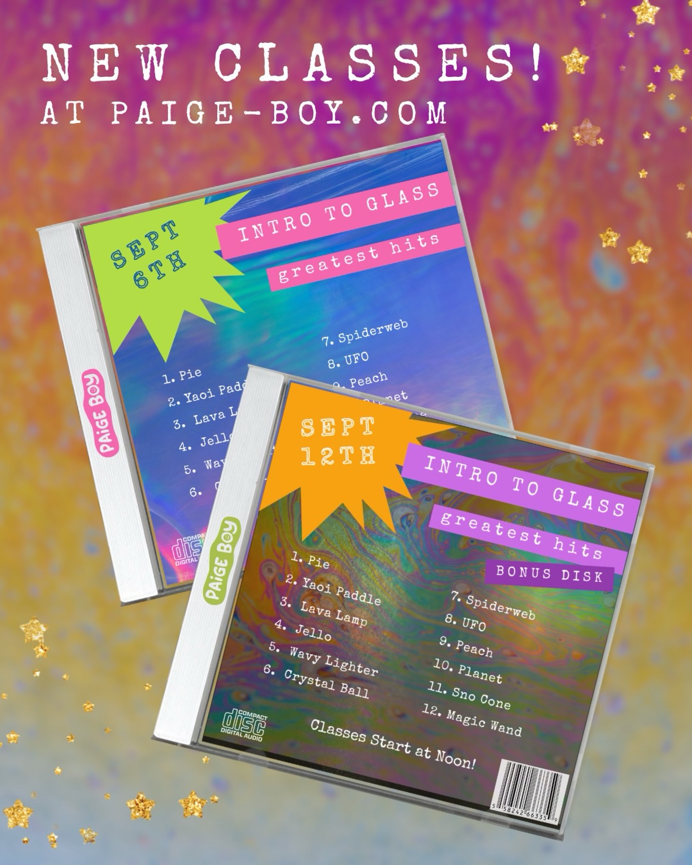 Surprise! New “bonus disk” just dropped 💿 - an additional September class on 9/12, which also opened up a few spots in our 9/6 class as well! THRILLED to have had such an interest in these intro classes! 🥰 Check out my story or bio for the hookup!