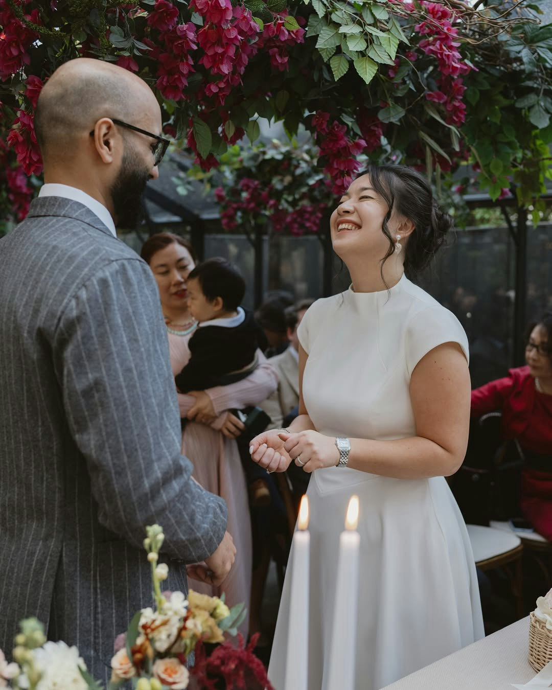 Repost @laroux_wedding_photography
Last month I had the pleasure of capturing Jade & Unays’ wedding at @thegreenhouses_ in Marylebone. Despite the cold and gloomy weather, it was such an incredible day. Massive credit to Jade for planning everything down to the smallest detail. I love it when every aspect of a wedding is so thoughtfully organised.
The team:
Photographer: @laroux_wedding_photography
Venue: @thegreenhouses_
Cake: @ekbakery
Choux Tower: @lechouxlondon
Illustrator: @helenridleyillustration
Harpist: @dotplaysharp
Food menu and name cards: @daniellebleuse
Bouquet and table flowers: @flowarduk
Dress: @oddmuselondon
Shoes: @stevemaddenuk
Bespoke earrings: @carolinawongjewellery
Hair: @baykarlondonwesthampstead
Suit: @natalino.co
Shoes: @myrqvist