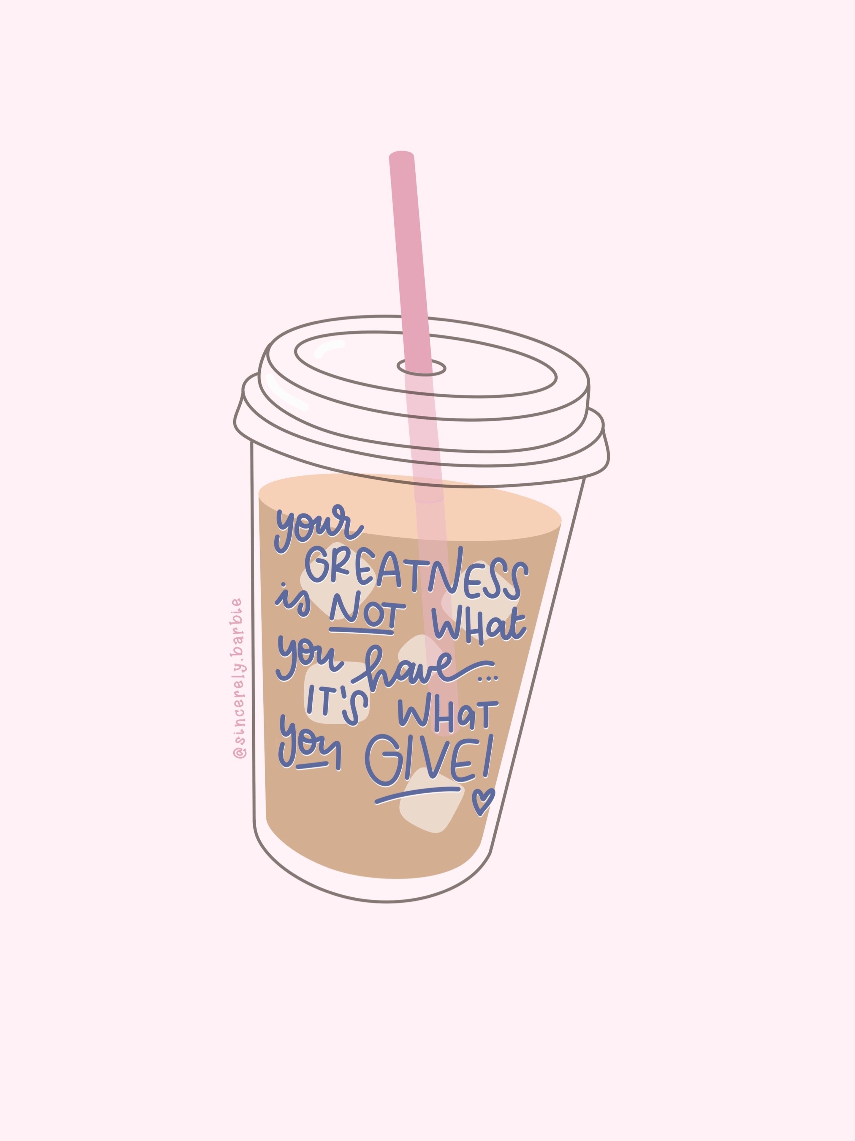 Just a gentle reminder for today:
Your greatness is in what you give. ☕ Happy Friday!
🫶🏻
Solo un recordatorio para hoy:
Tu grandeza no está en lo que tienes, sino en lo que das. ☕ Feliz viernes!
.
.
.
#choosekindness #spreadlove #coffeethoughts #livebyfaith #coffeeandjesus