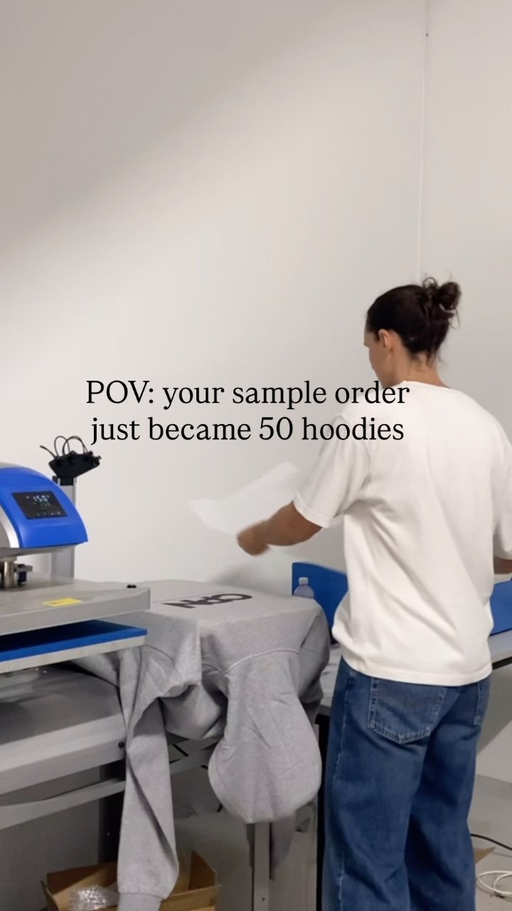 Sample it. Show it. Sell it. 🙌
One sample order is all it takes to gauge interest, run a presale, and turn it into a full wholesale run with us. This is exactly what @coastal.performance.nutrition did
Their recent sample order using our online designer tool just turned into a wholesale run of 50 hoodies. 🔥
Ready to create your own samples?
Link in bio to our online designer tool 👆
#perthbusiness #printedhoodies #merch #perthgyms #perthpilates