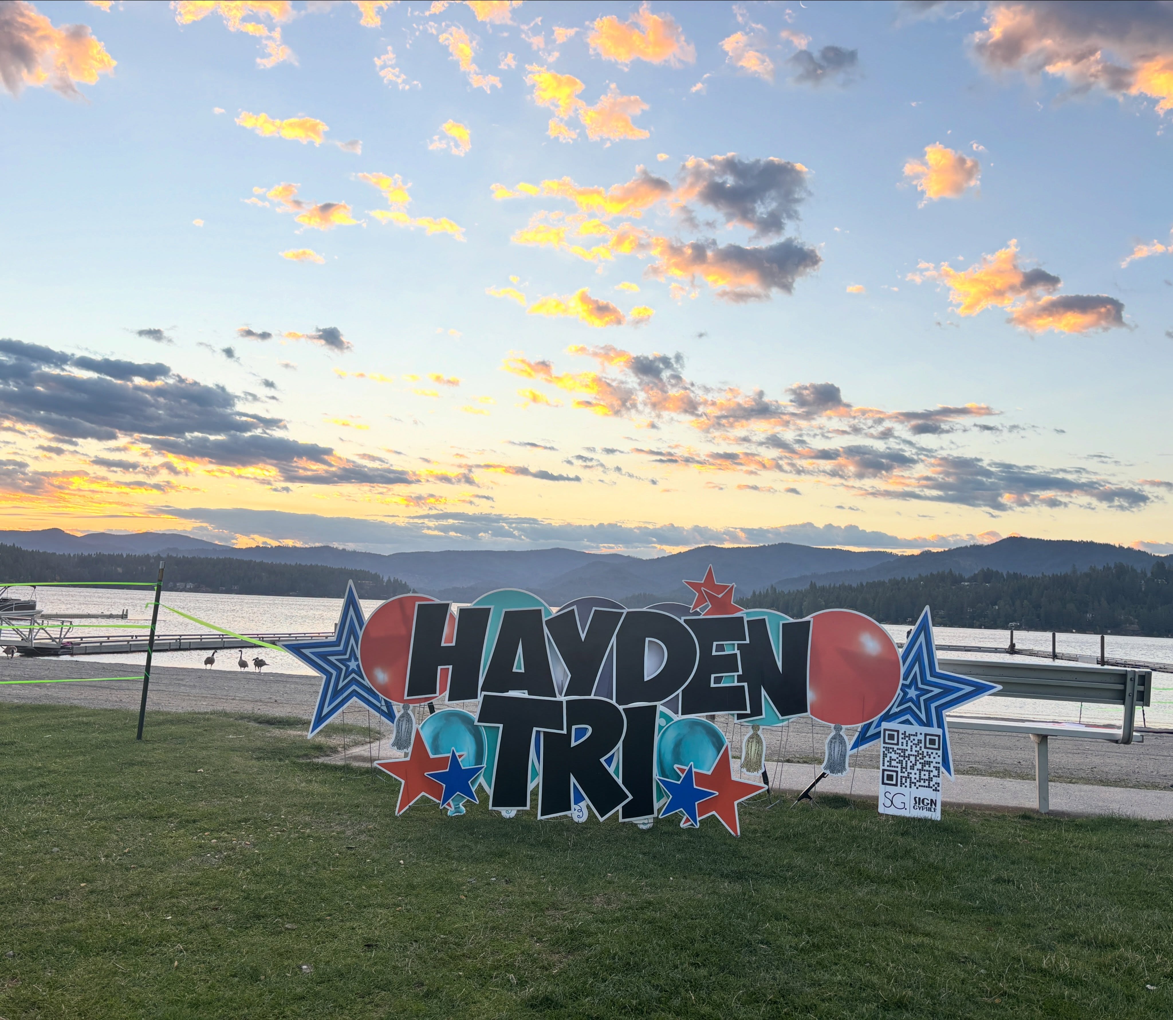 Lovely day for a race. @haydentriathlon