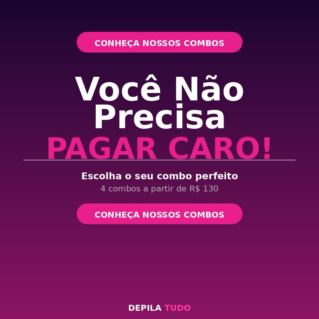 ✨5 tratamentos que vão transformar seu corpo e sua pele — tudo em uma sessão!
Chega de pagar caro por resultado de verdade. Na Depila Tudo, você escolhe o combo perfeito para o que você precisa:
🔴 Tratamento Coreano Rejuvenescedor — tecnologia asiática de ponta para renovar sua pele do zero
💜 Combo Redutor — modelagem corporal completa com gessoterapia, corrente russa e muito mais
🥇 Combo Ouro 24K — limpeza profunda + máscara de ouro para uma pele radiante
💡 Combo Led Terapia — ultrassom + led facial para combater gordura e envelhecimento
🌿 Combo Relax — pedras quentes, ventosaterapia e massagem para zerar o estresse
Tudo isso em uma única sessão, com profissionais especializados e ambiente aconchegante em Salvador! 💚
👉 Deslize para conhecer cada combo →
📍 Unidades em Imbuí, Brotas, Rio Vermelho e Barra
📲 Chama no WhatsApp e garante sua vaga!
🔗 Reserva por apenas R$ 20 — valor abatido no dia!
#DepilaТudo #TratamentoCoreano #ComboEstética #GessoterapiaSalvador #EsteticaSalvador MassagemModeladora LimpezaDePele ComboRelax LedTerapia OuroEstética SalvadorBA Imbuí Brotas RioVermelho Barra