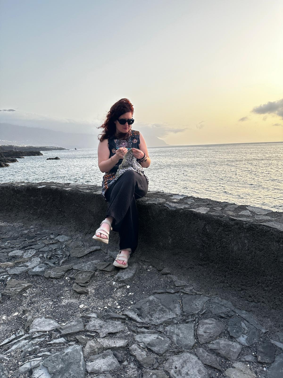 Nothing like crochet and the song of the ocean 🩵💙🌊🧶#crochet #crocheting #crochetsampler