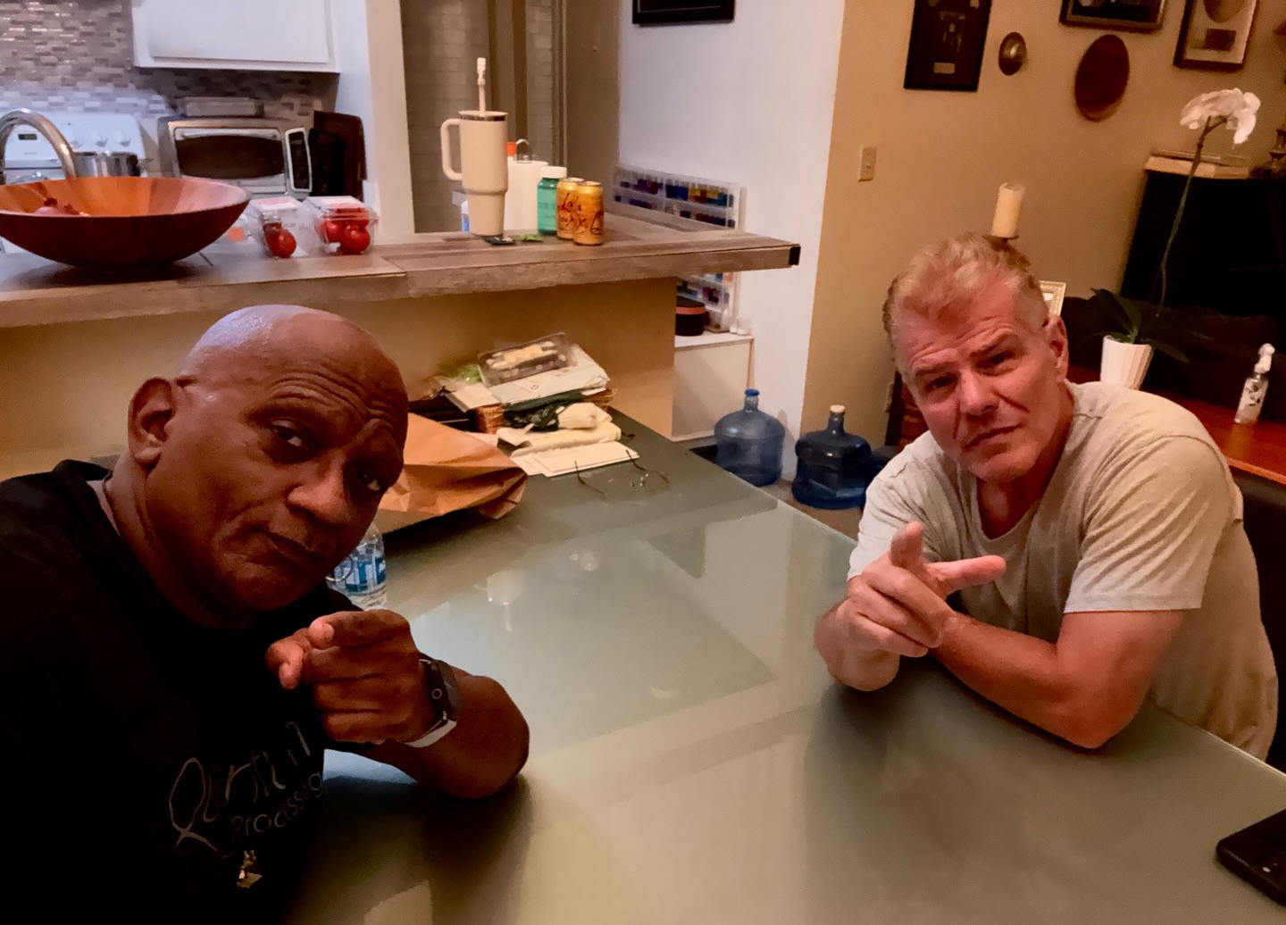 Another deep hang with Maestro @aajmusic over @ardbeg and conversation. Our journey of friendship and music 🎶 continues. #friendship #music #life #phylosophy
