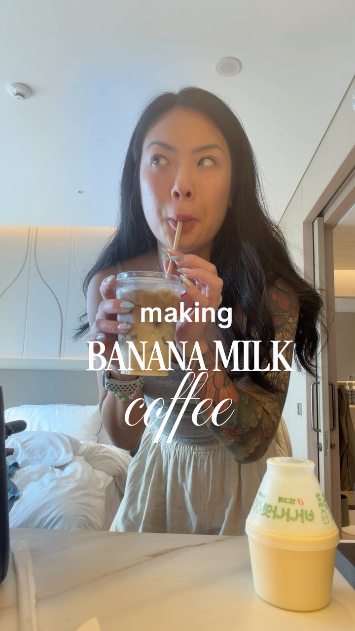 Why are all the good food and drinks always in Asia 😫
#bananamilk #seoul #southkorea #koreatravel
