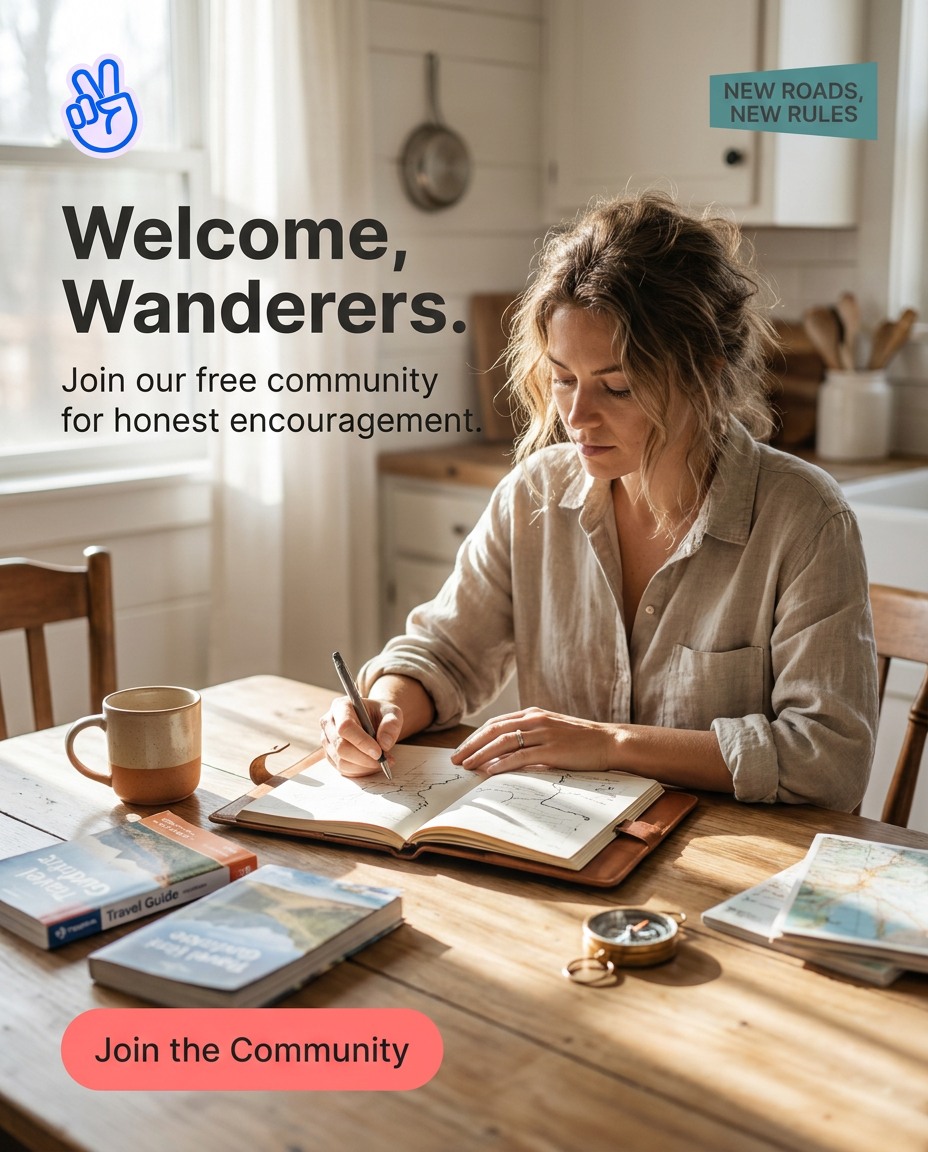 Join our free community for honest encouragement and support on your journey.
#NewRoadsNewRules