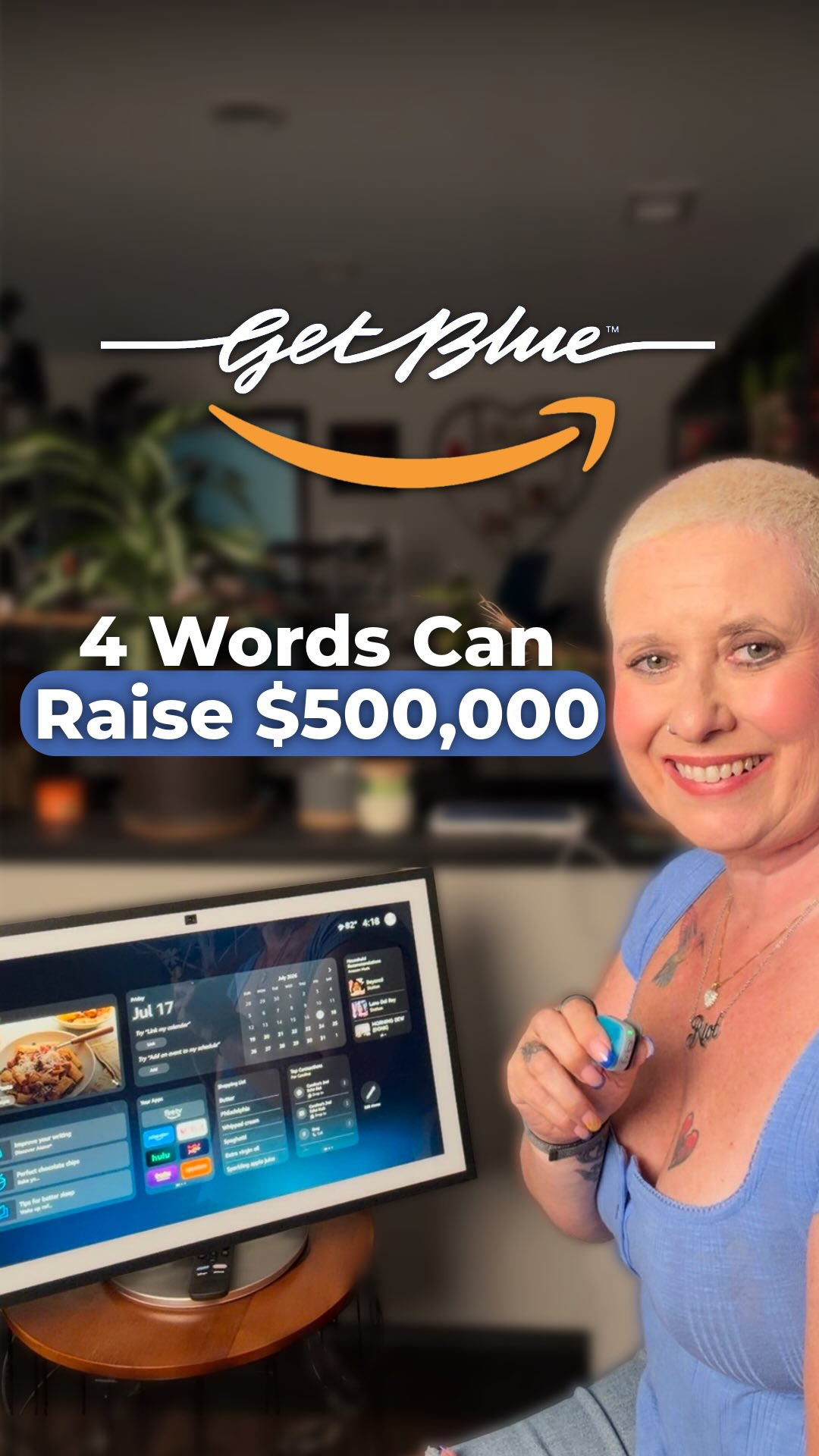 Voice-activated giving is a small idea with a good mechanism behind it. Say “Alexa, donate to Get Blue” and Amazon sends $5 to Water.org on your behalf. What makes it worth a video isn’t the $5. It’s the model underneath, which most people don’t know: Water.org lends rather than donates, families repay, and the same dollars fund the next household. That’s why the reach numbers are in the tens of millions.
Watch, then go say it. Four seconds, real money.