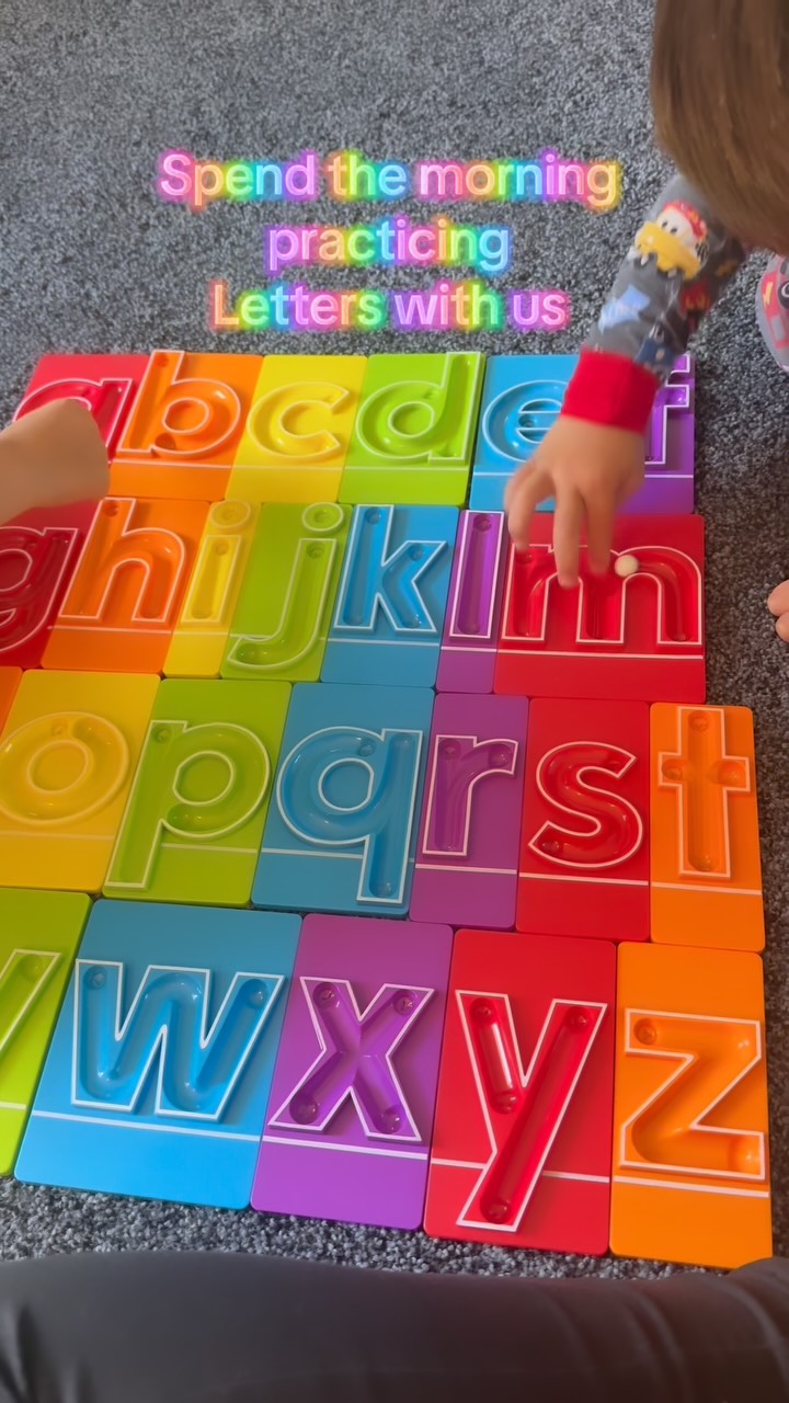 “These are fun.” “These are cool mom” -My 6 year old
@hand2mindinc I absolutely love these! It is so cool how the marble naturally rolls the form the letter. #ad As a kindergarten teacher in my kindergarten classroom, I cannot wait to use these at the beginning of the school year as a literacy center to practice sounding letter sounds. I think they are going to love doing these as a literacy center. In the winter, this would be a fun way for them to practice sounding out CVC words as well.
Teachers you need these for your classroom your kids are going to love these. Both my three year-old and my six-year-old loved playing with them this morning.
Comment “marble” to be sent my affiliate 🔗
preschool teacher. Kindergarten teacher. Kindergarten activities. Preschool activities. Phonics. Back to school.