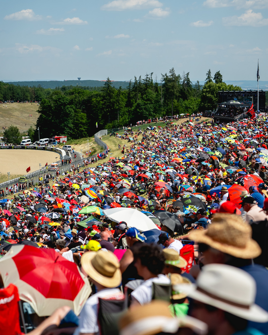 Any ticket seller can show you a seat map. We've sat in the seats.
We know which grandstands lose the sun by mid-afternoon, which corners see the most overtaking, where the big screens are actually visible, and which "partial view" really means partial. That knowledge doesn't show up on a booking site; it shows up at 2 pm on race day, when you're in the shade with a clear view of the braking zone and the crowd two sections over is squinting at the back of a fence.
Tell us how you like to watch a race. We'll put you in the right seat for it.
grandprixgetaway.com
#F1 #Sachsenring #MotoGP #GermanyGP #MotorsportExperience #F1Tickets