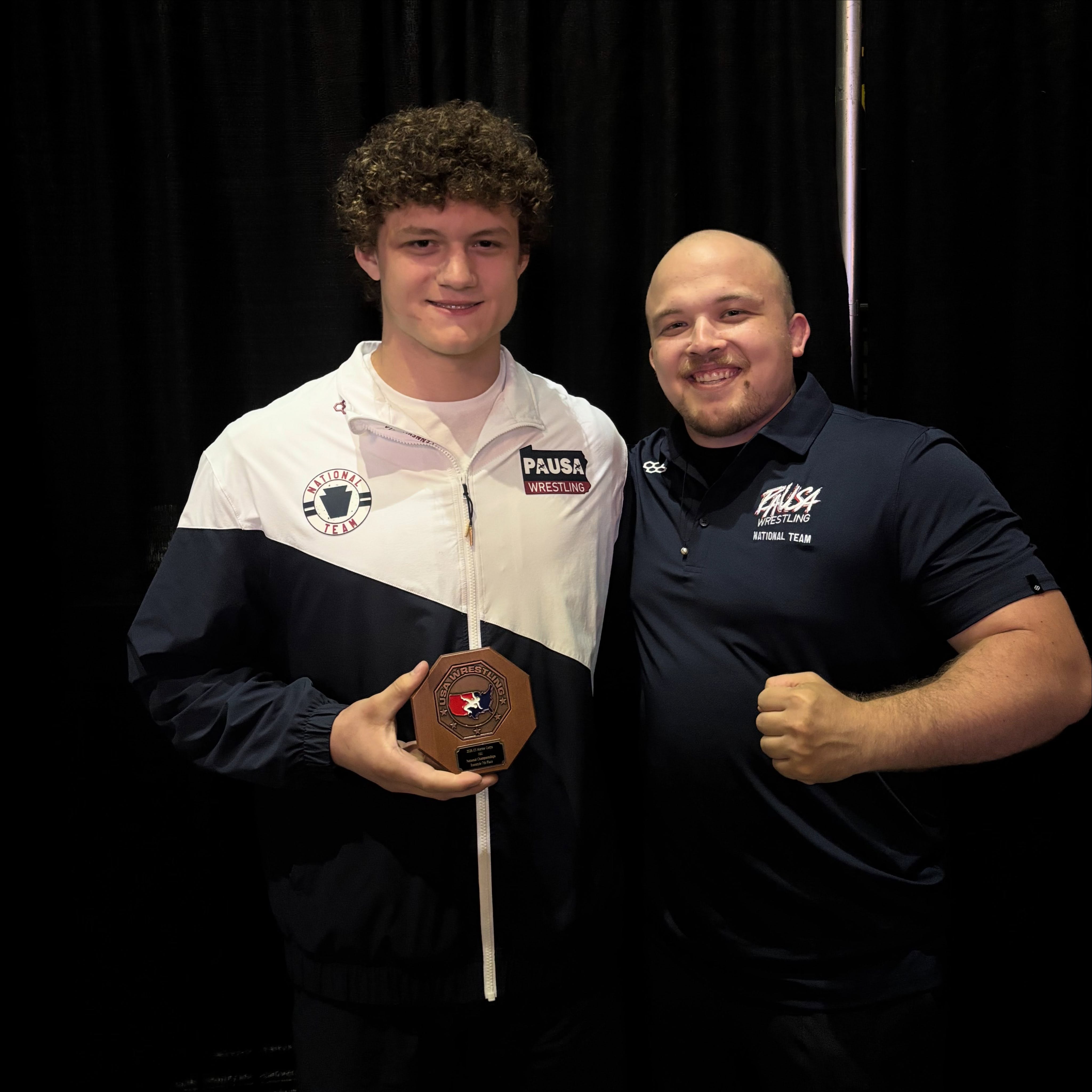 Brennan Breisinger, FARGO ALL AMERICAN!
7th place 16U 215lbs