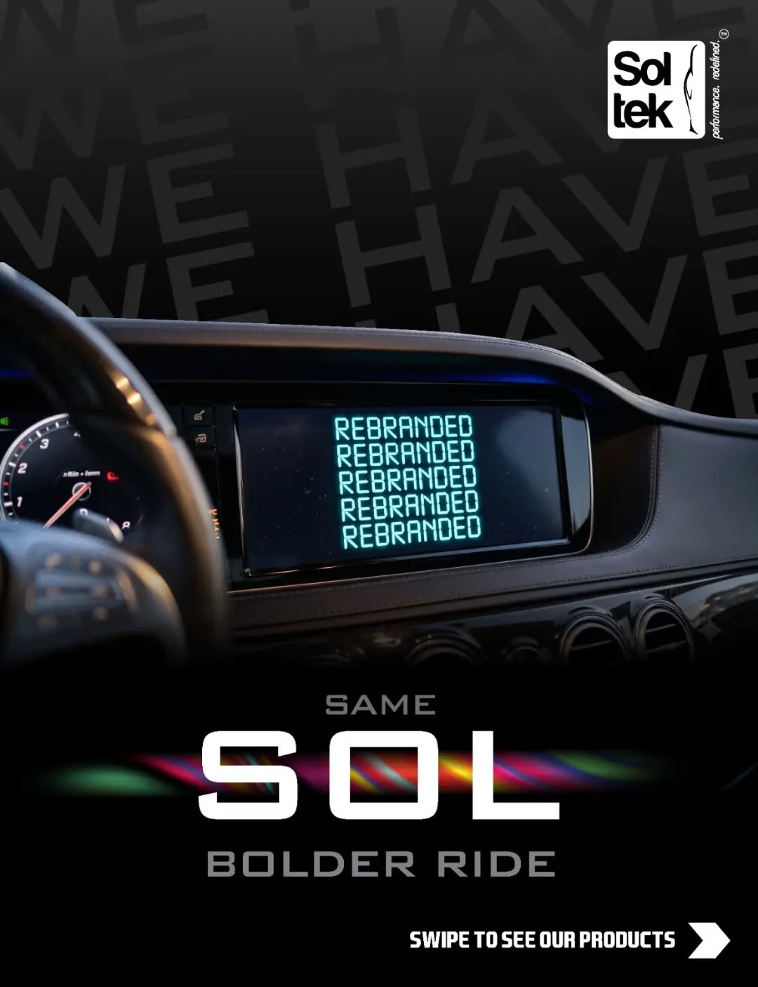We've Rebranded. Same SOL. Bolder Drive.
Soltek has always been built on one belief — every car has a SOL, and it deserves the best care possible.
Bolder packaging. Cleaner design. The same trusted formulas that have been caring for your car all along — now wearing a look that matches the SOL inside every bottle. The packaging has changed. The SOL inside never will.
Swipe through to see your favourite Soltek Car Care products, rebranded and better than ever.
Shop now → www.soltekinc.in
#Soltek #Rebranded #AutomotiveCare #CarCare #bikecare