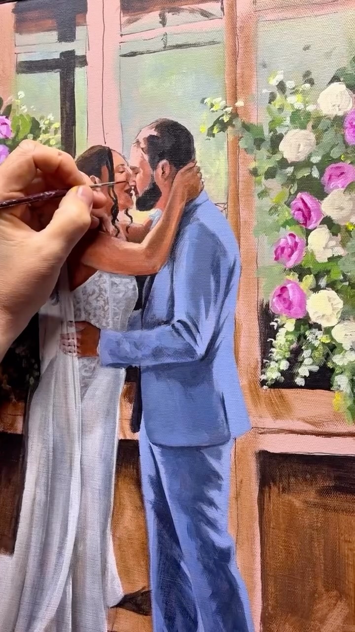 Painting for the gorgeous Rachel & Ryan at the beautiful @thewoodsfarm 🧡🧡
#liveweddingpainting #liveweddingpainter #weddingpainter #weddingartist #weddingpainting