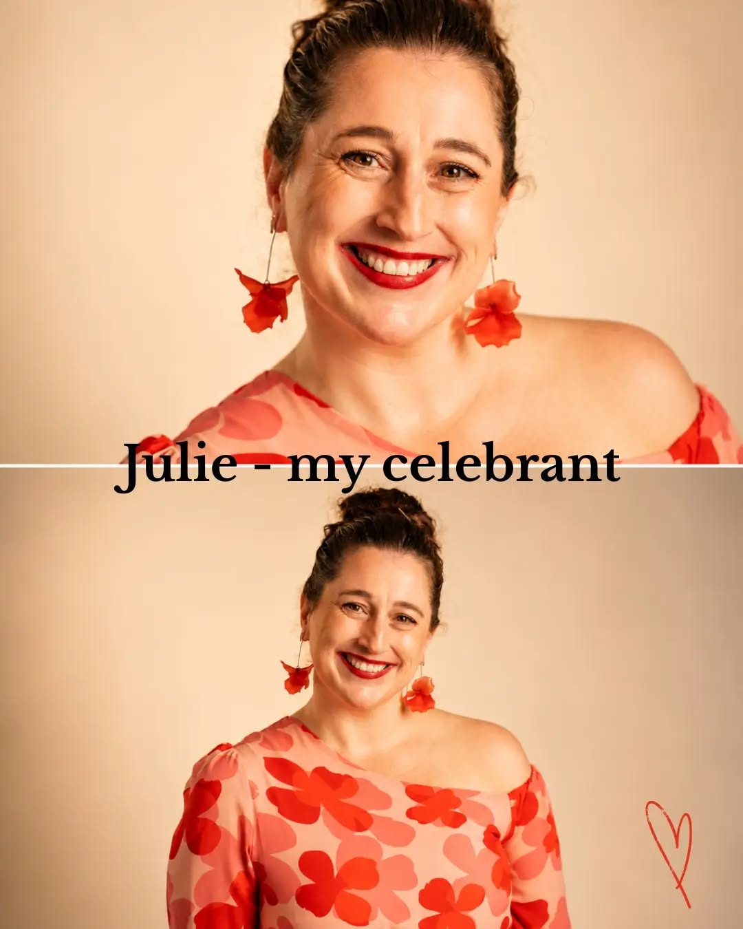 Hi I'm Julie 👋
I'm your local celebrant from the South Eastern suburbs of Melbourne!
If your looking to get married around here I look forward to meeting you! X