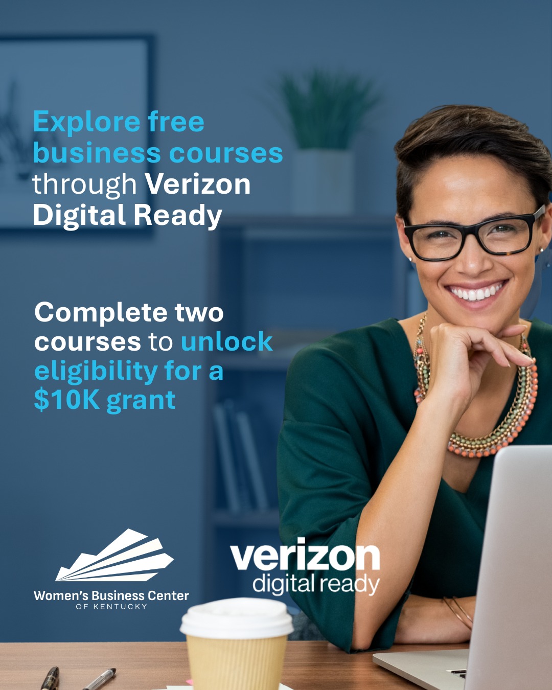 Curious about how AI can actually help your business?
Start simple. Verizon Small Business Digital Ready offers short, practical courses—including Getting Started with AI: Three Applications to Power Up Your Business—to help you save time, create content, and stay competitive without the overwhelm.
Sign up with the WBC link, complete just two courses (yes, even the 10-minute ones count), and you’ll be eligible to apply for a $10,000 grant.
We had a winner right here in Louisville last year!
Get started with the link in our bio: @wbckentucky
