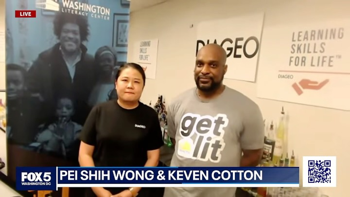 @fox5dc Live Zone Primetime Part 2: Keven highlights how our @diageo_na Learning Skills for Life program taught him the importance of owning your future. Pei Shih talks about what this program has meant to her. Stay tuned for part 3 of this special segment.
Help others like them own their future and support the Washington Literacy Center. Donate at the link in our bio. 🔗
#WashingtonLiteracyCenter #AdultEducation #WorkforceDevelopment