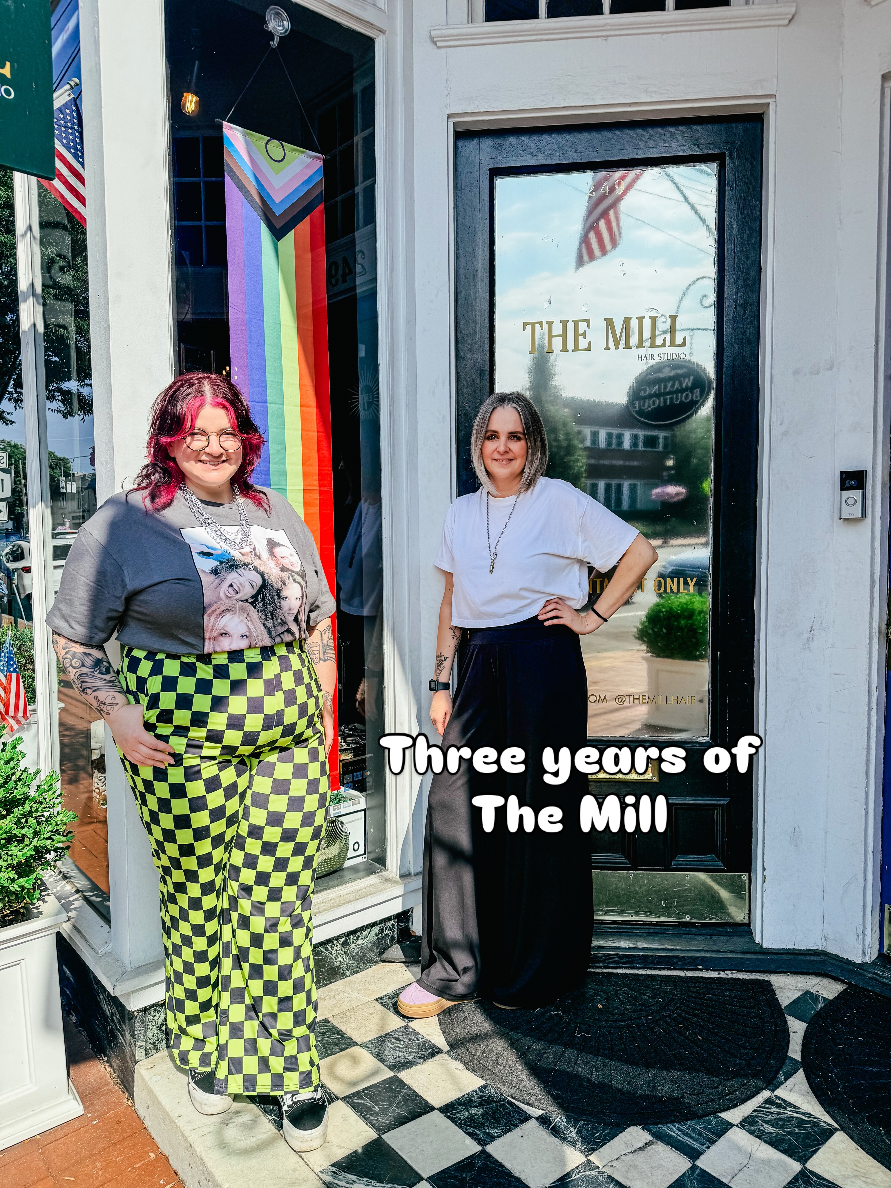 Three years of The Mill being in Huntington ⚡️
Three years of being weirdos, collecting skeletons, hanging rainbow flags and doing great hair.
Thank you to everyone who helped make The Mill what it is today. We can’t wait to see what’s to come.