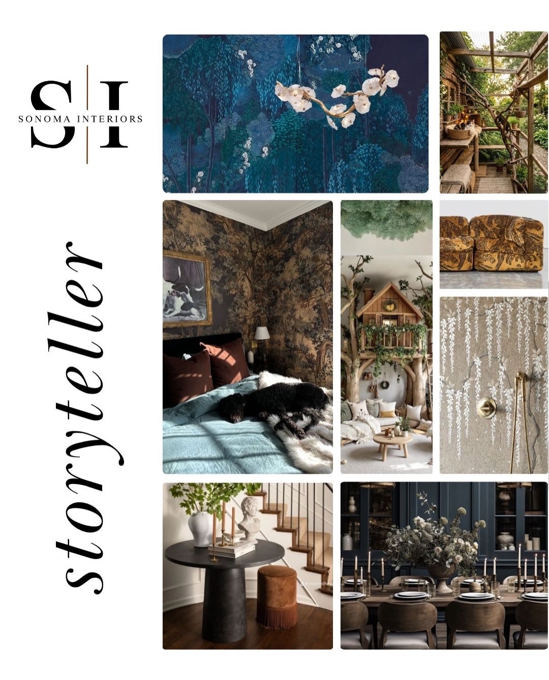 ✨ A new project is underway at Sonoma Interiors. Introducing: Storyteller ✨
We’re so excited to share the very first look at Storyteller, a whole-home remodel coming to life in Sonoma County for one of the most special families we’ve had the pleasure of designing for.
This mood board is just the beginning - think details, charm, and whimsy around every corner, including an indoor treehouse and a Catio for the most adorable felines.
We can’t wait to bring this client’s vision to life and take you along for the journey. More to come soon!
#sonomainteriors #storyteller #sonomadesign #wholehomeremodel #interiordesign