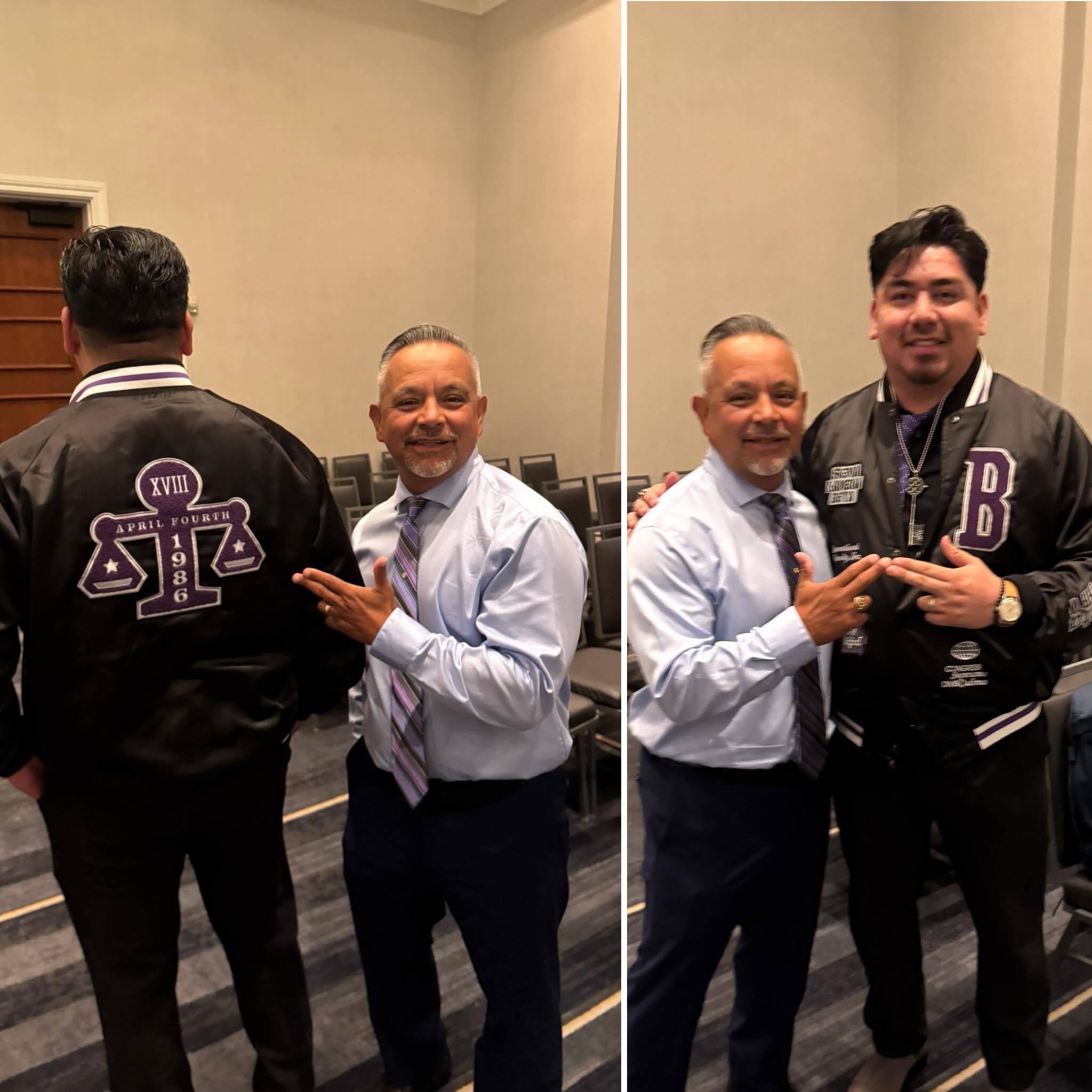 Brother Arturo asked if he can support our raffle and donate a jacket… of course! We will make it the second prize in our raffle BUT you have to be present to win it. So the shadow box is open to anyone from coast to coast to win, but the jacket will be raffled to someone present.
Our QR code is all over the place today and you can buy tickets at our reception tonight starting at 5PM and we will run the raffle at 7PM.
See you tonight! LB!