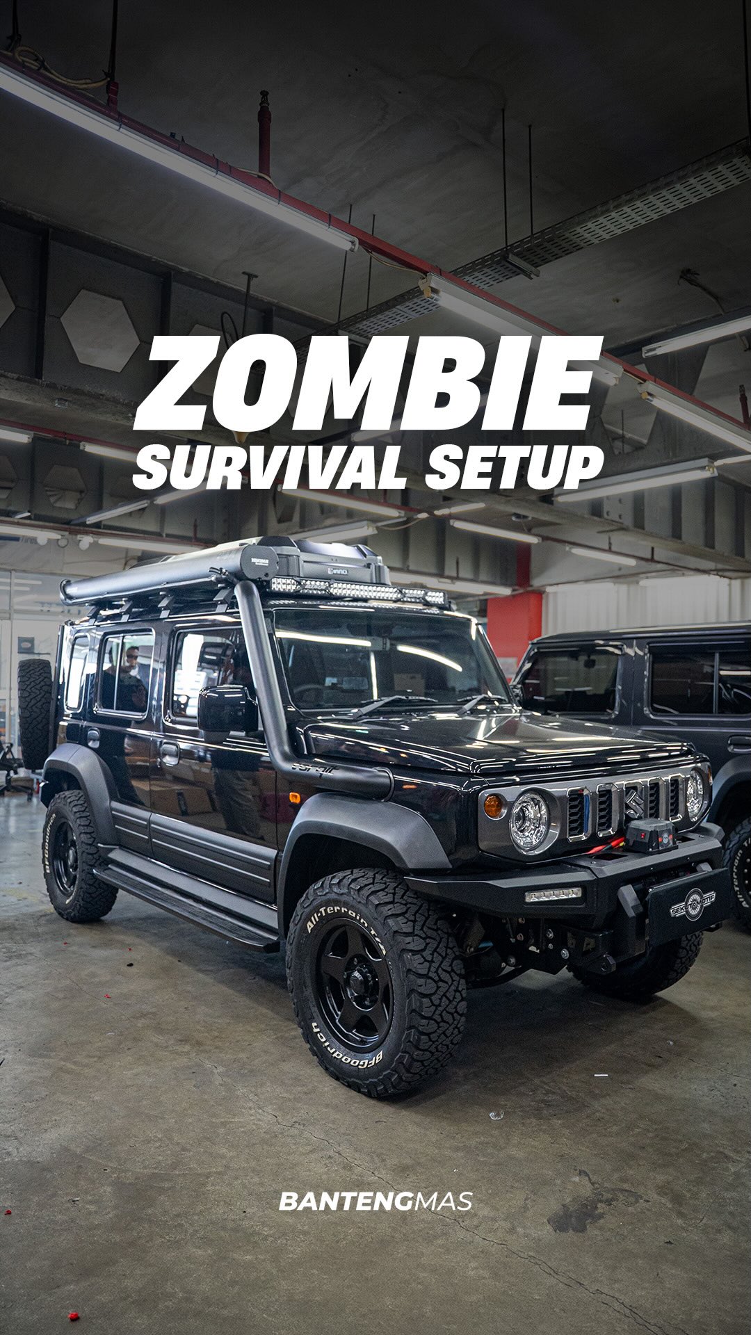 Katanya Jimny ini disiapkan buat melawan zombie.
Biar makin siap, dipasang Yakima RoadShower 38L. Karena di tengah petualangan, persediaan air selalu jadi bekal penting.
#bantengmas #yakima #yakimaracks #jimny #4x4