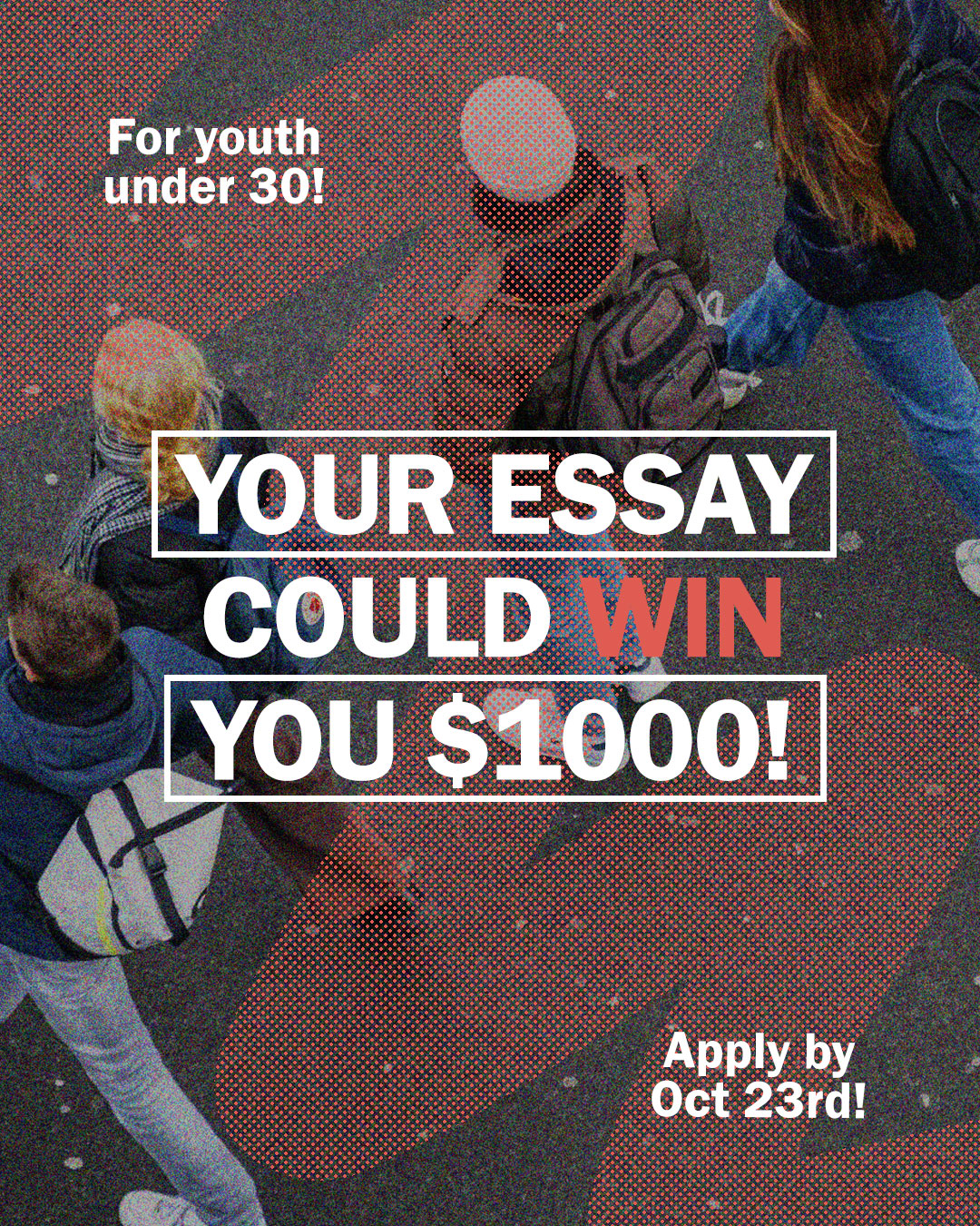 This is your reminder to get started on that essay! Don't miss your chance to win up to $1,000. ✍️
Young writers (under 30 years of age) across Canada and the U.S. are invited to explore questions of voice, identity, belonging, and agency. We're looking for original, thoughtful essays that connect your personal experiences to the world around you.
📅 Deadline: October 23, 2026, at 11:59 PM. Click here for submission details - 🔗 LINK IN BIO 🔗
We can't wait to read your stories!
👉 The 44 North is a digital bi-monthly publication dedicated to informing, empowering, and amplifying youth voices. Want to write for us or support young storytellers? Check the 🔗 LINK IN BIO 🔗👈