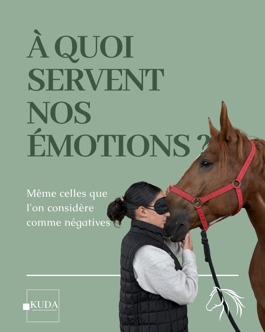 On cherche souvent à éviter certaines émotions.
La peur, la colère, la tristesse ou encore la frustration.
Pourtant, elles ont toutes un rôle à jouer. Elles nous transmettent un message sur nos besoins, nos limites ou ce qui est important pour nous.
En équicoaching, le cheval nous aide à les reconnaître, à les accueillir et à mieux les comprendre, sans jugement.
✨ Parce que mieux comprendre ses émotions, c'est aussi mieux se comprendre soi-même.
Quel est votre rapport aux émotions ? 💭
#equicoaching #chevaux #intelligenceemotionnelle #developpementpersonnel #bienetre #confianceensoi #communication #emotion #coaching #kuda