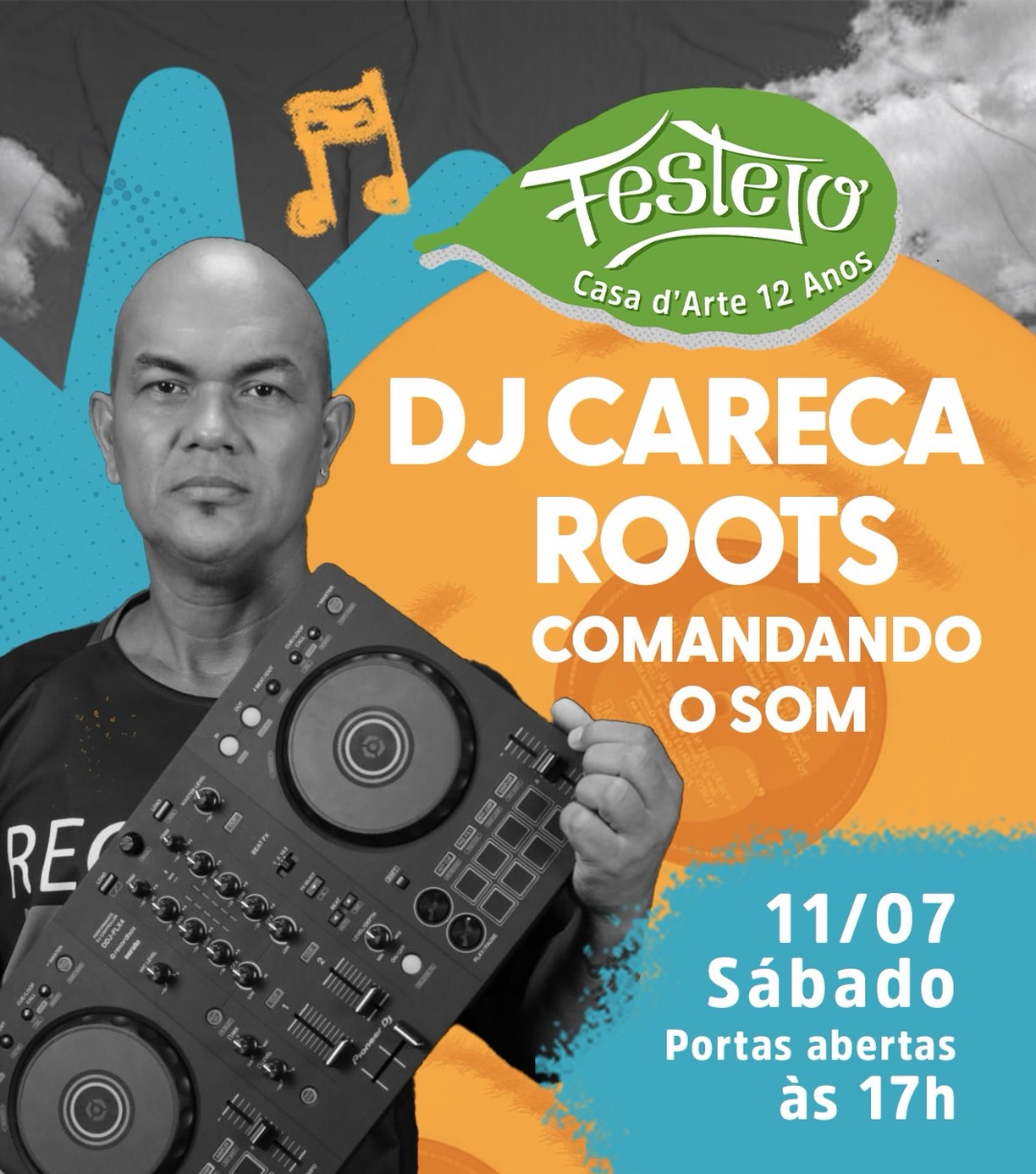Hoje nos encontramos aqui na nossa Casa, e quem inicia a festa pra receber a todos já no clima é o @bv_roots.
Então chega mais, a partir das 17h, pra festejar com a gente! 💛🎉
📍Rua do Farol do Araçagy, 9 - Raposa