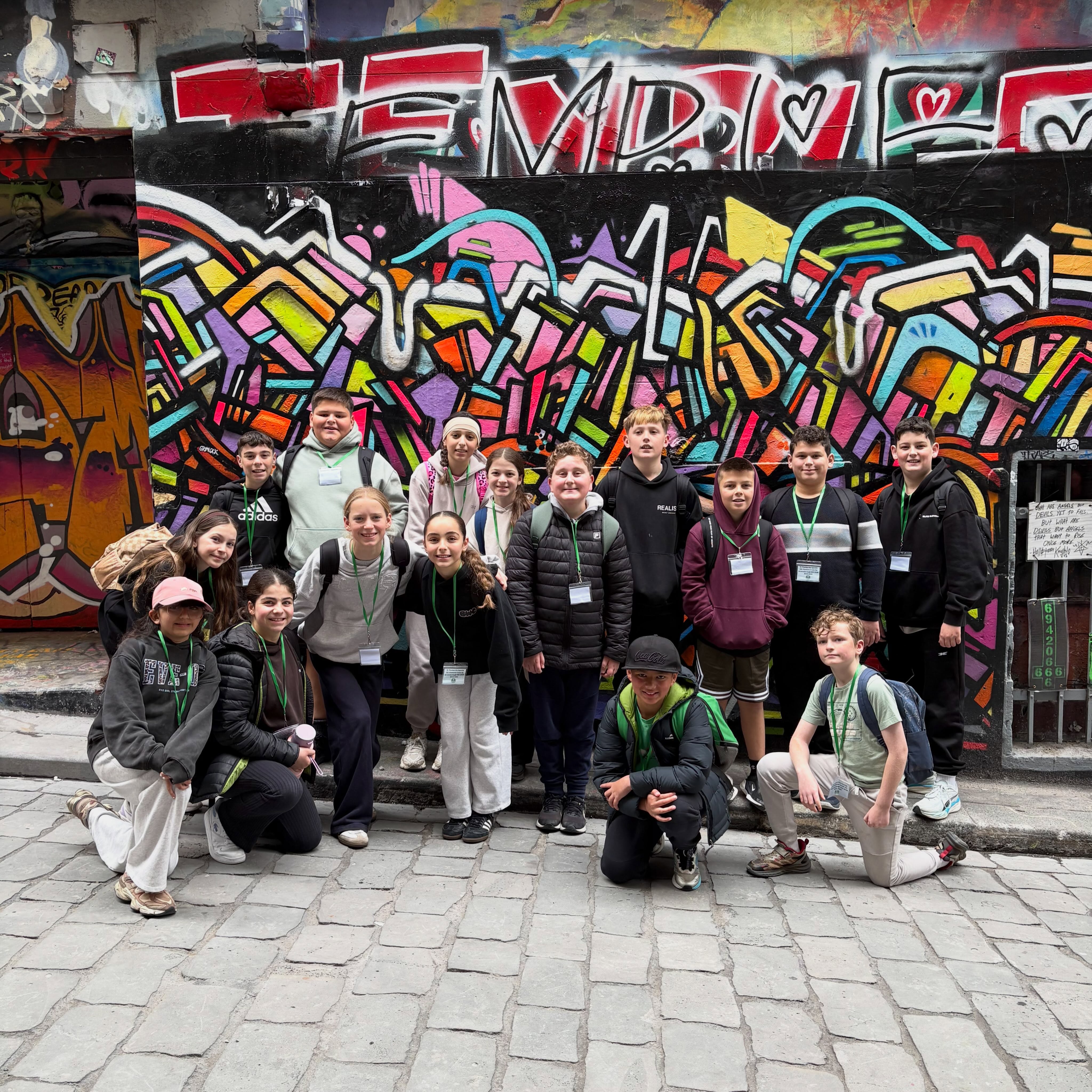 A great day exploring the best of Melbourne!
We visited laneways, arcades and learnt lots of fun facts about where we live.