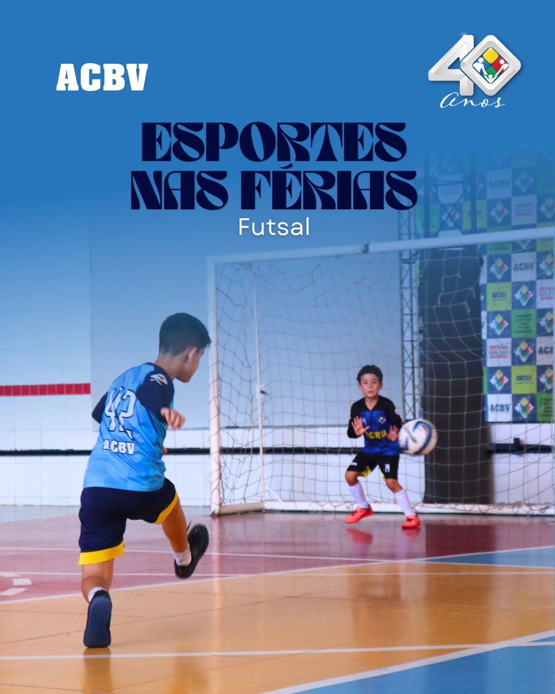Esporte nas Férias! ⚽💙
Nossa semana de Futsal foi marcada por muito movimento, aprendizado e diversão! Os atletas desenvolveram disciplina, trabalho em equipe e hábitos saudáveis, lembrando que cuidar do corpo também glorifica a Deus.
“Portanto, glorifiquem a Deus com o corpo de vocês.”
1 Coríntios 6:20 ✨
#ACBV #Futsal #Esporte #Saúde #EducaçãoCristã