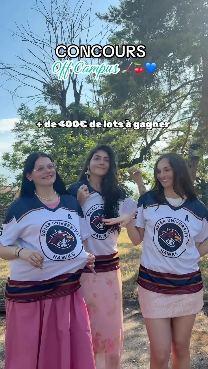 CONCOURS OFF CAMPUS 🏒🍒💙🎢
+ de 400€ de lots à gagner : 1 SEUL VAINQUEUR
• 1 maillot Garrett Graham
• Un bon de 100€ de tatouage avec @melpeach_tattoo + une illustration Garrett & Hannah
• Une bougie John LOGAN 22 + le collier de Allie by @island_jewels_bym
• Le livre The Deal édition spéciale
• Un kit de Press on Nails thématique Briar U by @nails_by__manon
• Une figurine Dean Di LAURENTIS by @emcustomtoys
✨ Pour participer c’est simple :
- Abonne-toi à nos comptes @island_jewels_bym @emcustomtoys @melpeach_tattoo @nails_by__manon
- Dis nous quel est ton Off Campus Boyfriend Préféré & Identifie ton ou ta meilleur(e) ami(e) fan de OFF CAMPUS comme toi 💘
- 🍀BONUS : pour plus de chances de gagner republie la vidéo🍀
Résultat du concours le 31/07
L’unique gagnant sera tiré au sort.
BONNE CHANCE LES OFF CAMPUS GIRLIES 🍒🥧 #concours#offcampus#garrettgraham#deandilaurentis#briaru
