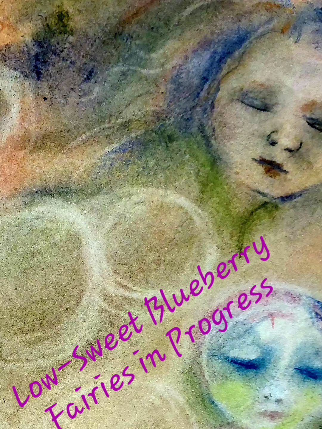 These are some blueberry fairies I started painting out by the lake the other day when I could perfectly match the colors. They're making me happy, which is nice, as I've been kinda blue. Sorry.
I thought of something, because blueberry fairies is a rather odd and silly piece.
It's about AI.
Artists, not only is AI not going to put you out to pasture, you are going to get so much better because of AI. Hear me out. You are free. Because NOW you kind of have to prove you aren't AI. This is for you writers, too. You are free. Bad grammar it up. Make up those words you always wanted! Here's what's the what:
AI has given us artists and writers permission to wear our experiments, our mistakes, our drippies, our drafts, our strange, our messy on our dirty sleeves. There's going to be way more interesting stuff...because AI can not Creative Chaos. AI can't Art. It can hallucinate six fingers and it can make up stupid non-facts and it can uncanny valley all it wants, but AI always smells like a Ken doll's armpit and sounds like orange juice after you brush your teeth.
Go get weird.
#youdoyou #creativechaos #realart #makeyourmistakes #paintmessy