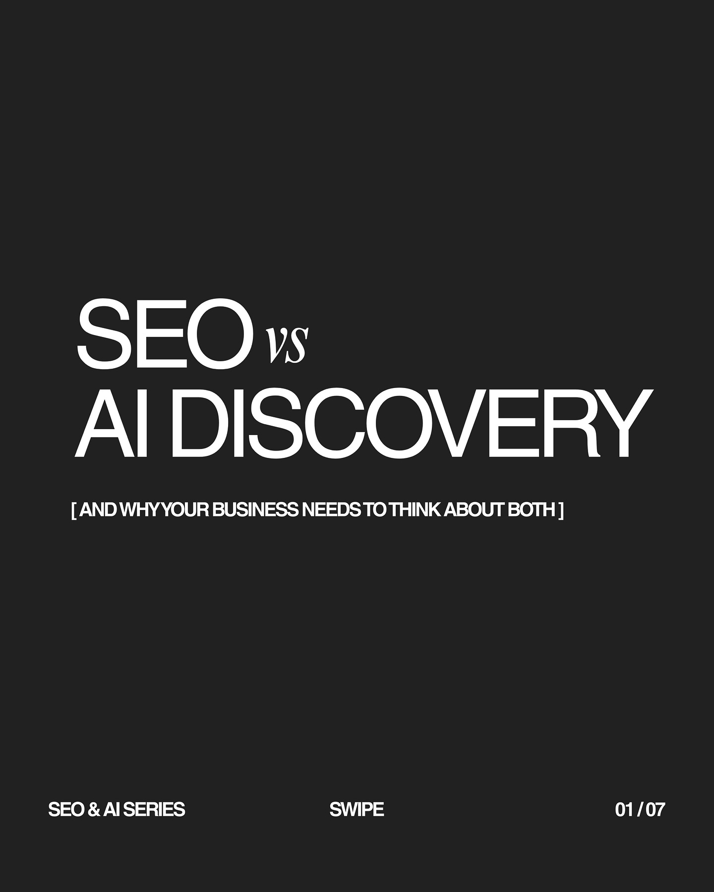 Hands up if you use an AI model like chat GPT or Claude instead of Google these days??
🙋🏻♀️🙋♂️🙋🏾
Google isn’t the only search engine anymore.
Millions of people are now asking ChatGPT, Gemini and Perplexity what to buy, who to hire and which brands to trust. ✨
So the question is no longer just “Can people find your business?”
It’s “Will AI recommend it?”
Is your website prepared? 🤍