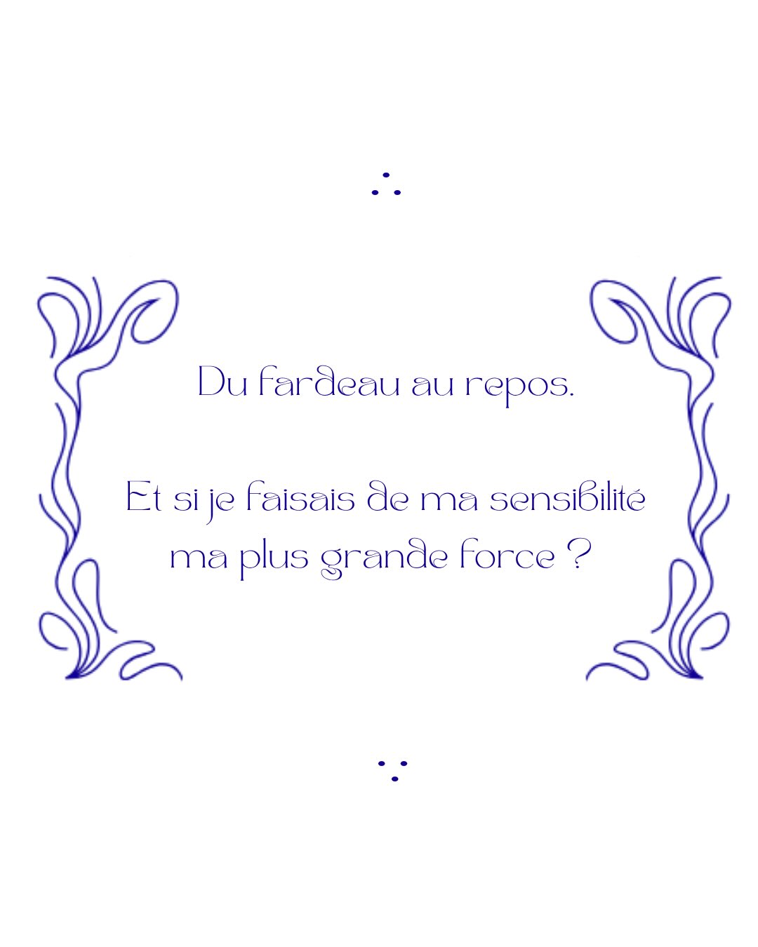 Jâaime croire en lâantagonisme complĂ©mentaire â lâopposition parfaite, la dualitĂ© qui constitue ce monde.
Plus tu plonges en toi, plus tu connais la souffrance, la peur, la tristesse profonde, plus tu peux monter dans des sphÚres de conscience que peu soupçonnent : joie, gratitude, présence.
Câest une vraie carte aux trĂ©sors que nous avons lĂ .
Saurons-nous ĂȘtre les aventuriers de notre propre rĂ©cit ?
#hypersensibilite #therapie #energetique #psychoenergetique #legendepersonnelle