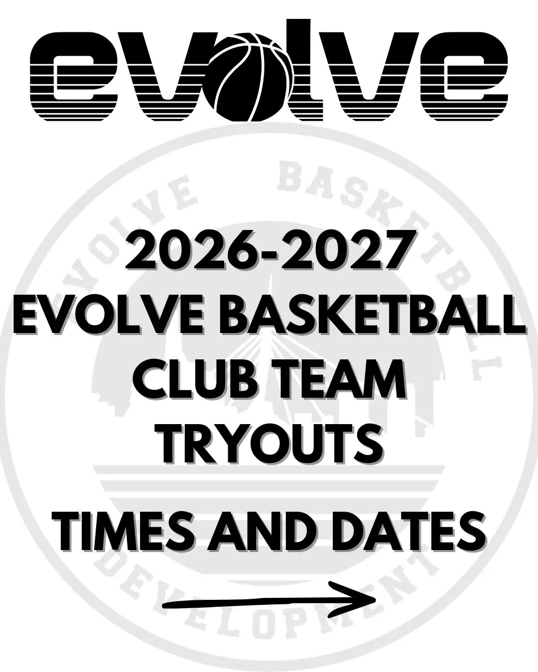 π 2026β2027 EVOLVE CLUB TRYOUTS ARE HERE! π
The next season starts now.
Evolve Basketball Development is excited to announce our 2026β2027 Club Team Tryouts! We're looking for athletes who are ready to compete, develop their skills, and be part of a positive, high-performance basketball environment.
π Location: University of Saint-Boniface
π
Dates: August 15 & 16, 2026
This is your opportunity to train with experienced coaches, compete against high-level competition, and continue your basketball journey in an environment built around player development, accountability, and a love for the game.
We can't wait to welcome both returning and new athletes to the Evolve family! πͺπ
π² Register today through the link in our bio or on our website.
π₯ FEMALE TEAMS
π 2009/2010 Evolve Female
Coaches: Victor Lee, Katrina Rogan, Eric Sung & Paul Fust
π 2011 Evolve Female
Coaches: Emerson Martin, Leslie Duhamel & Michael Tan
π 2012 Evolve Female
Coaches: Leslie Duhamel, Diana Zylstra & Aaron Thomas
π 2012 Evolve West
Coaches: Jon Lundgren & Sarah Lundgren
π 2013/2014 Evolve Female
Coaches: Jon Lundgren & Sarah Lundgren
π 2014β2016 BTG Program
Coaches: TBD
π Female Tryout Schedule
β’ 2009/2010: Aug. 15 | 12:00β1:30 PM β’ Aug. 16 | 1:30β3:00 PM
β’ 2011/2012: Aug. 15 | 5:00β6:30 PM β’ Aug. 16 | 12:00β1:30 PM
β’ 2012 West/2013: Aug. 15 | 1:30β3:00 PM β’ Aug. 16 | 3:00β4:30 PM
β’ 2014β2016 BTG: Aug. 15 | 3:00β4:30 PM β’ Aug. 16 | 4:30β6:00 PM
π₯ MALE TEAMS
π 2009 Evolve Male
Coaches: Nicholas Lother, Cameron Macneil & Jeremy Martin
π 2010 Evolve Male
Coaches: Myles Panganiban & Cameron Fay
π 2011 Evolve Male
Coach: Mikel Dupuis
π 2012 Evolve Male
Coach: Mikel Dupuis
π 2013 Evolve Male
Coaches: Jeremy Martin, Nathan Carvell & Matthew Carvell
π 2014β2016 BTG Program
Coaches: TBD
π Male Tryout Schedule
β’ 2009/2010: Aug. 15 | 6:30β8:00 PM β’ Aug. 16 | 6:00β7:30 PM
β’ 2011/2012: Aug. 15 & 16 | 10:30 AMβ12:00 PM
β’ 2013 & BTG (2014β2016): Aug. 15 & 16 | 9:00β10:30 AM